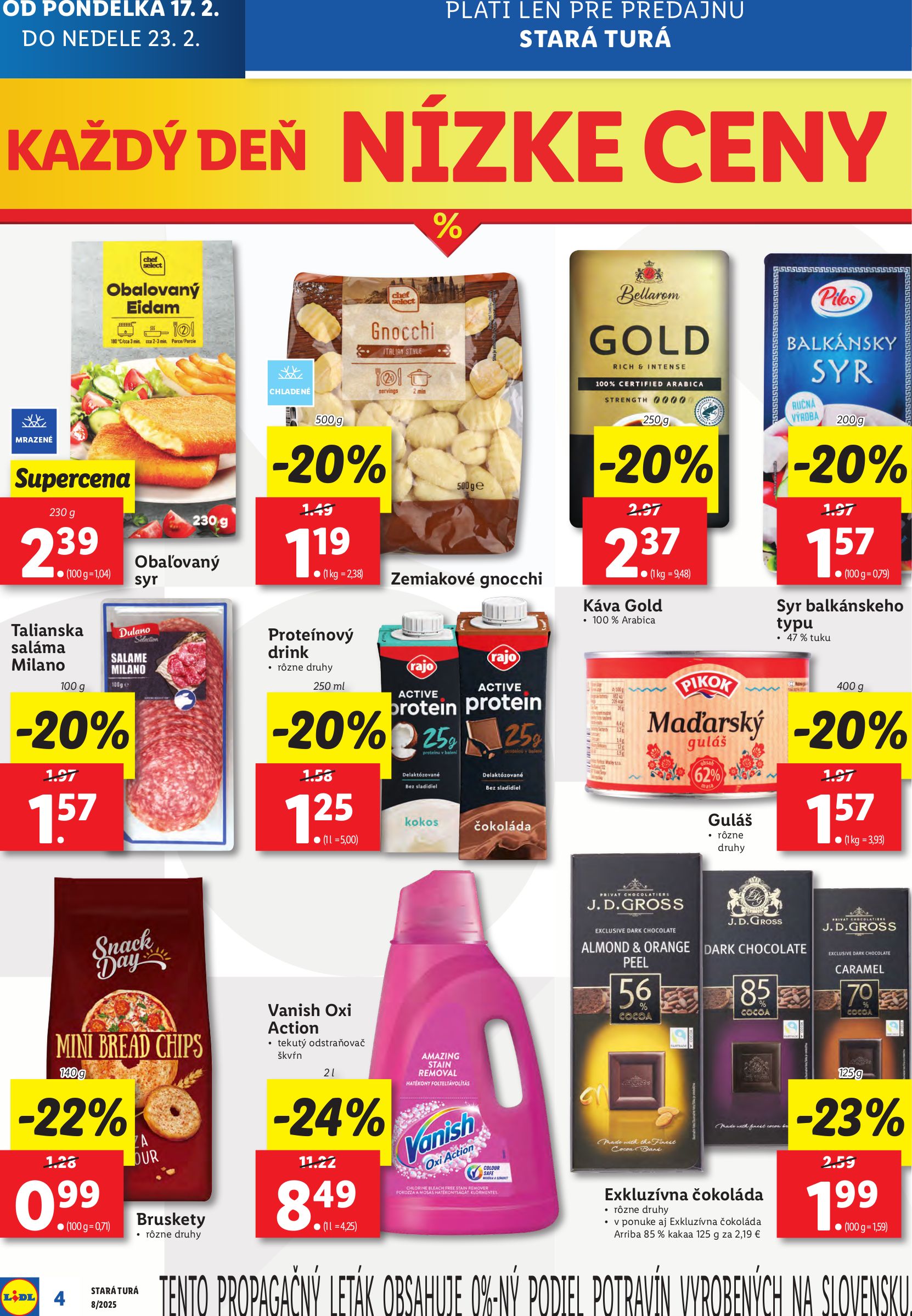 lidl - Lidl - Nová predajňa v Starej Turej leták platný od 17.02. - 23.02. - page: 4