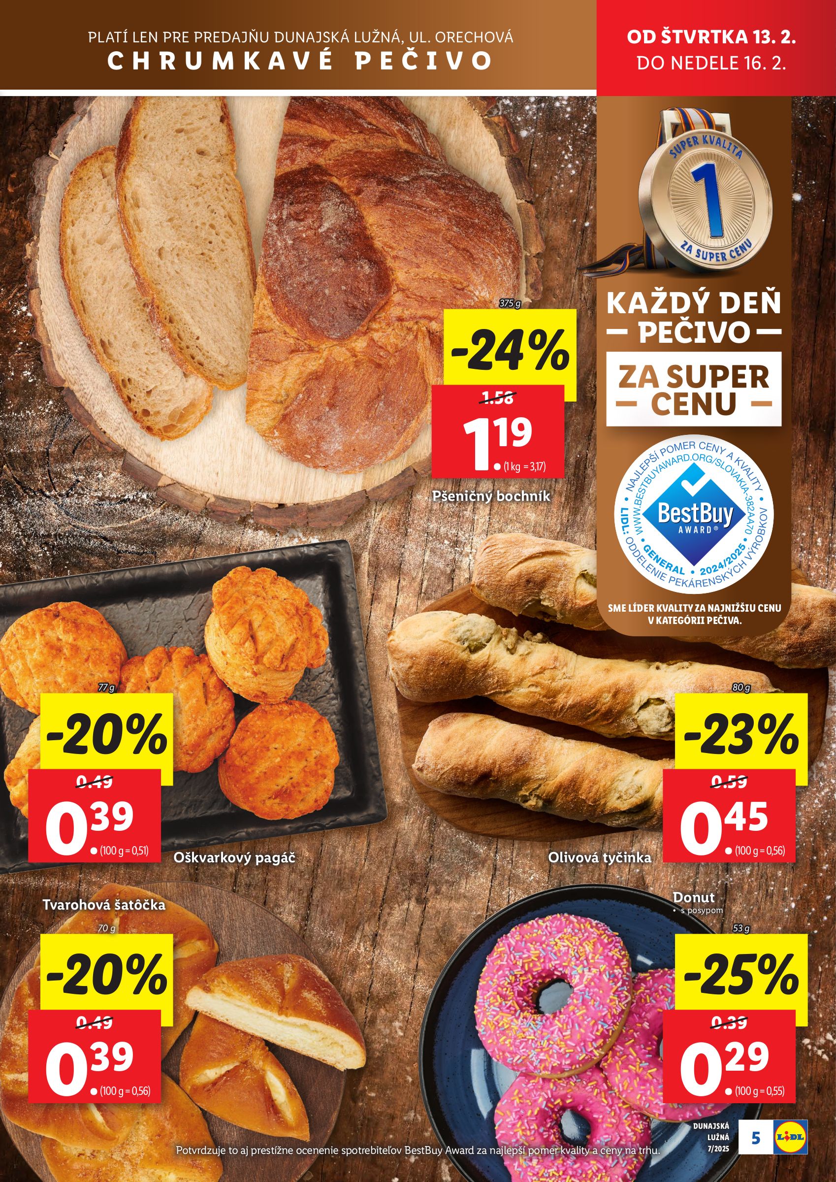 lidl - Lidl - Nová predajňa v D. Lužnej leták platný od 13.02. - 19.02. - page: 5