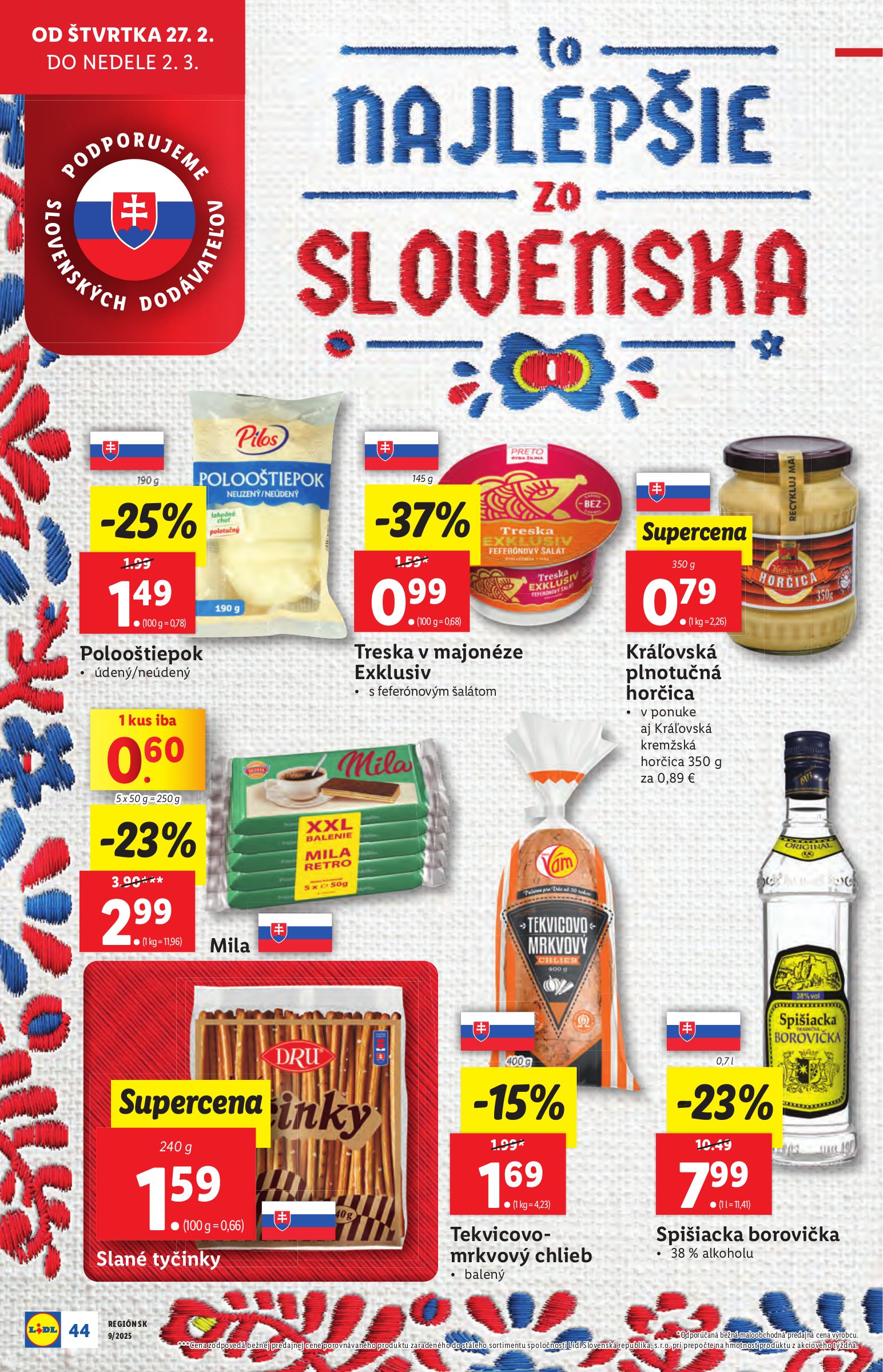 lidl - Lidl leták platný od 24.02. - 02.03. - page: 44