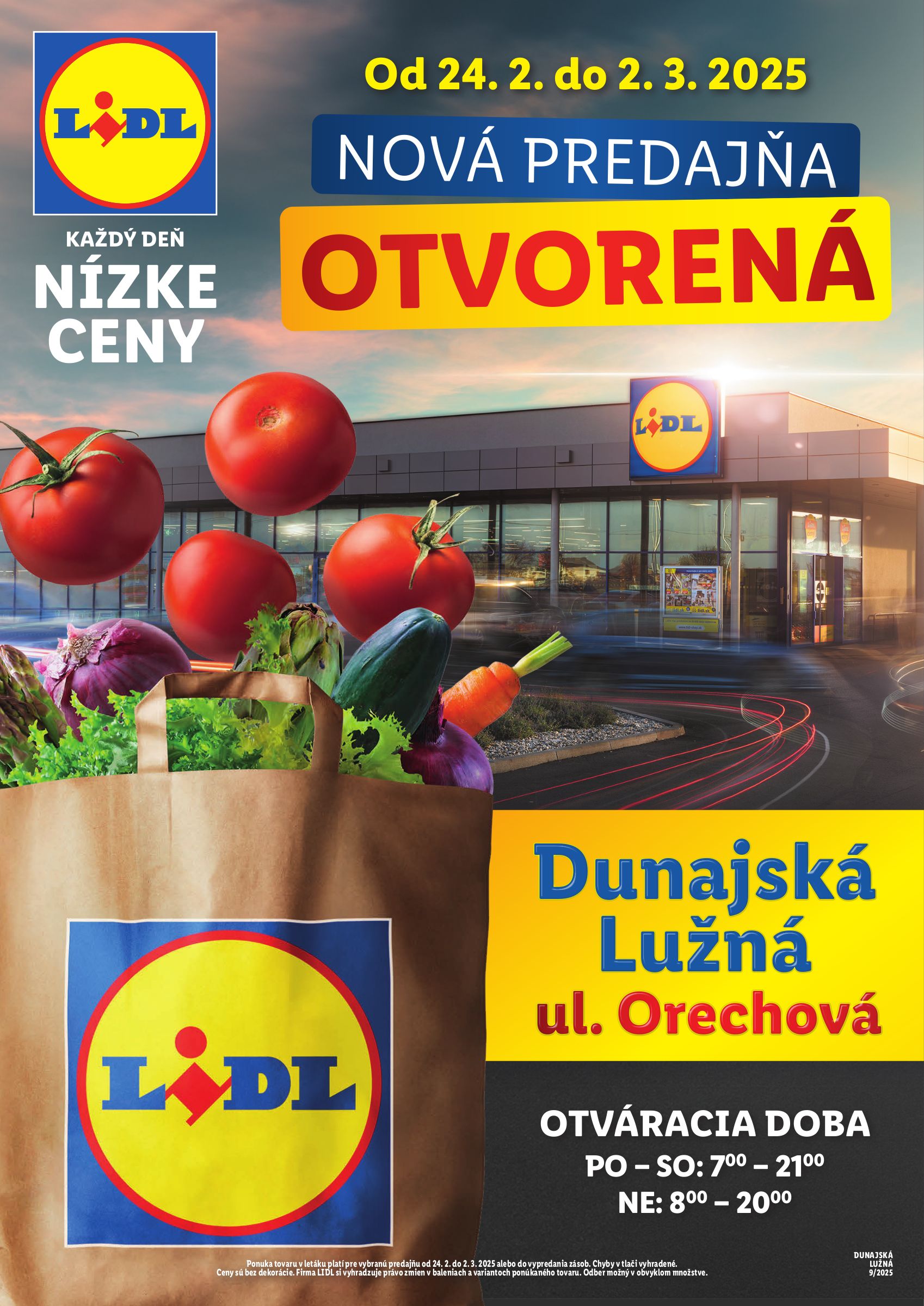 lidl - Lidl - Nová predajňa v D. Lužnej leták platný od 24.02. - 02.03.