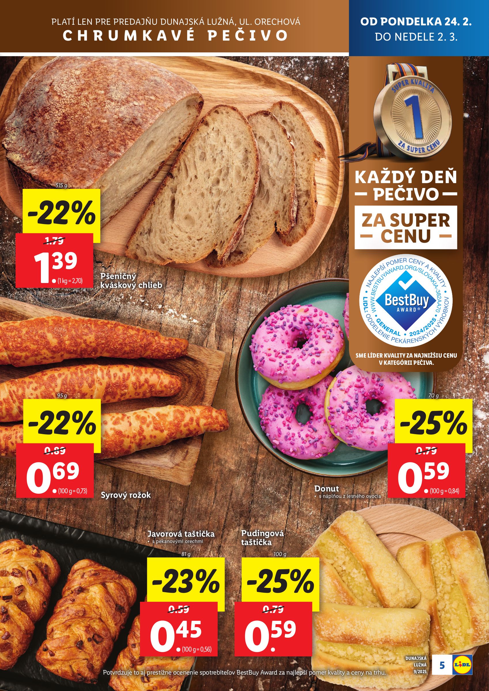 lidl - Lidl - Nová predajňa v D. Lužnej leták platný od 24.02. - 02.03. - page: 5