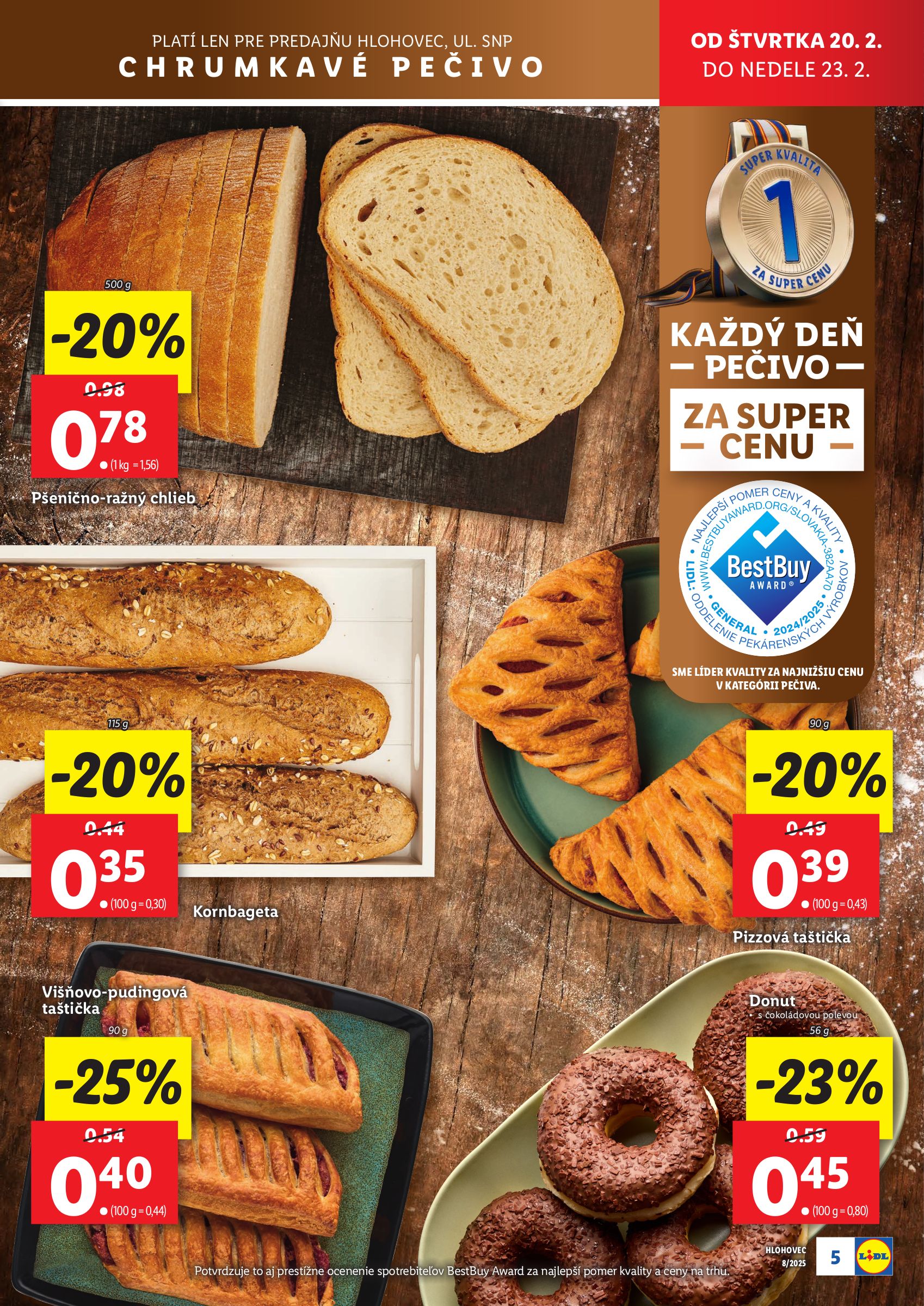 lidl - Lidl - Nová predajňa v Hlohovci leták platný od 20.02. - 23.02. - page: 5