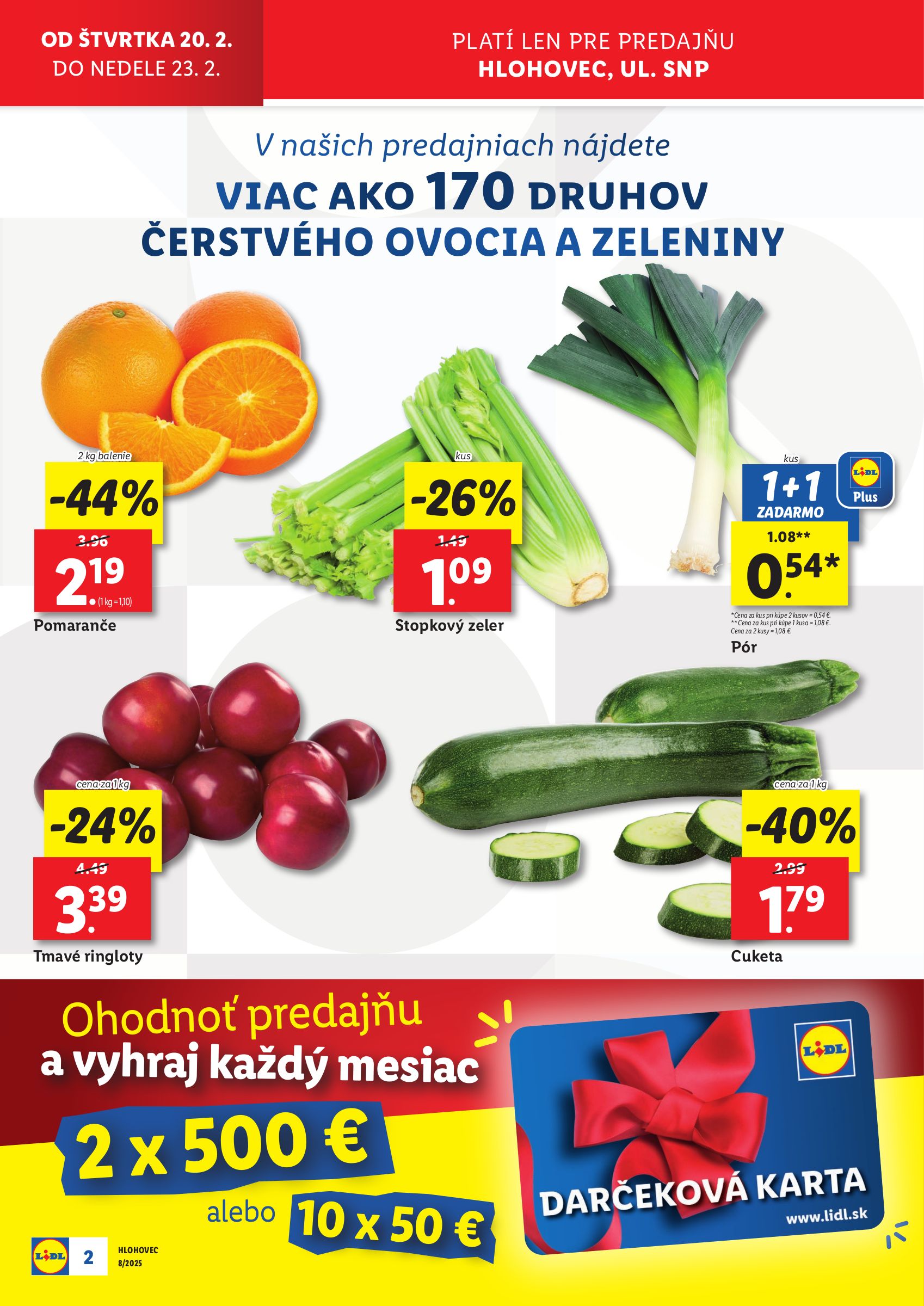 lidl - Lidl - Nová predajňa v Hlohovci leták platný od 20.02. - 23.02. - page: 2