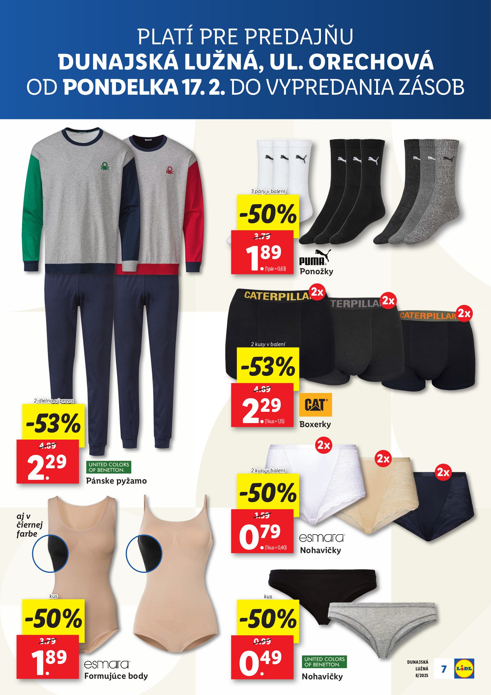 lidl - Lidl - Nová predajňa v D. Lužnej leták platný od 17.02. - 23.02. - page: 7