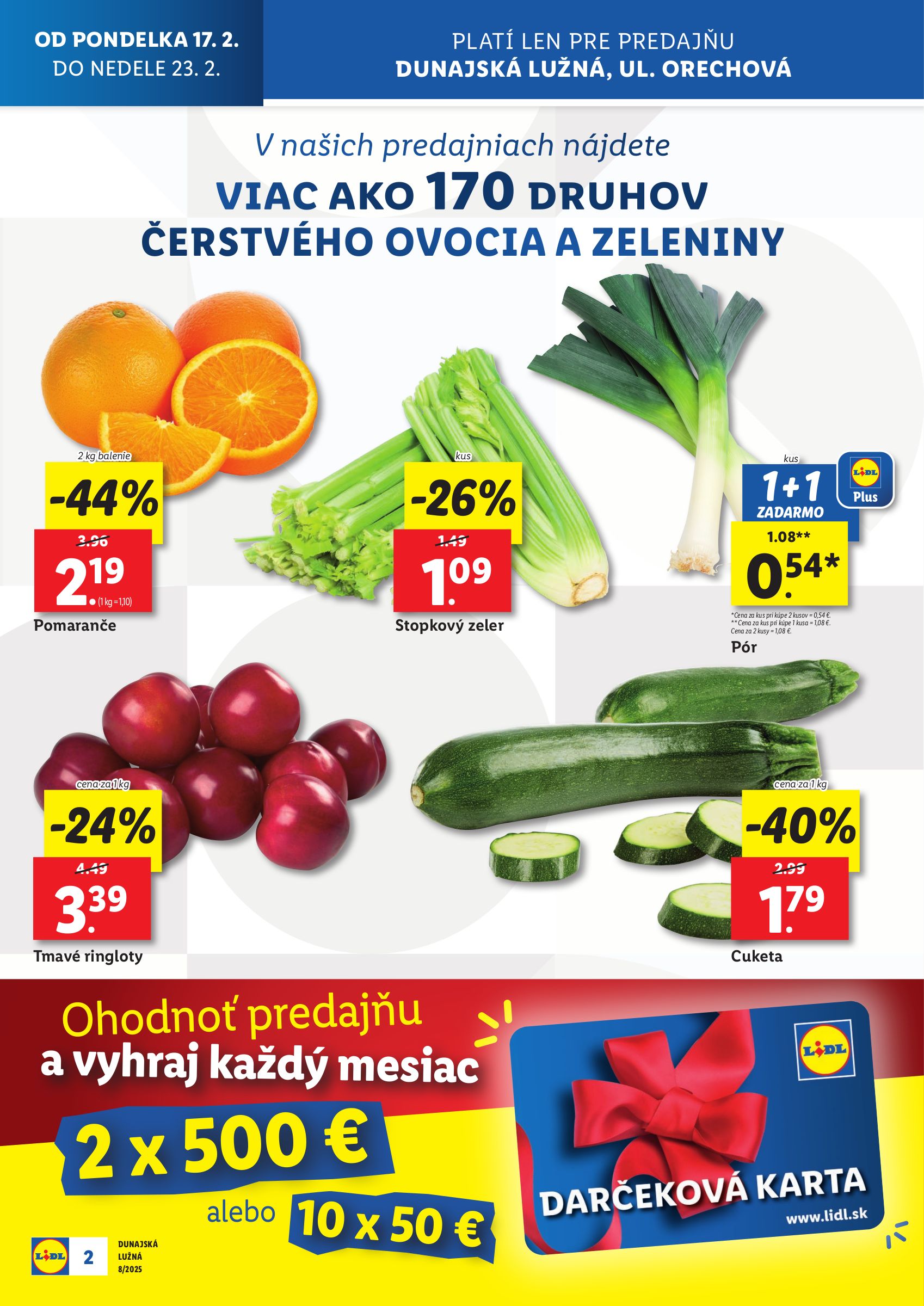 lidl - Lidl - Nová predajňa v D. Lužnej leták platný od 17.02. - 23.02. - page: 2