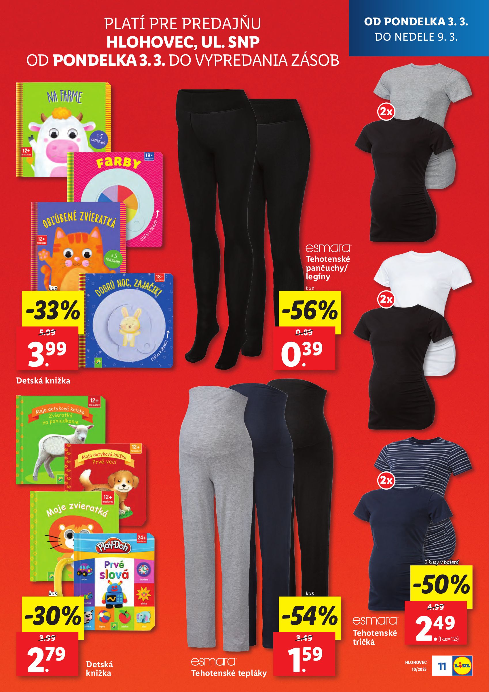 lidl - Lidl - Nová predajňa v Hlohovci leták platný od 03.03. - 09.03. - page: 11