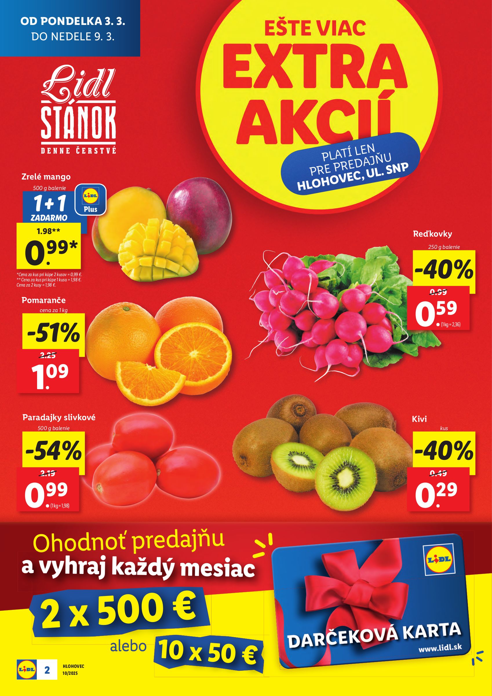 lidl - Lidl - Nová predajňa v Hlohovci leták platný od 03.03. - 09.03. - page: 2