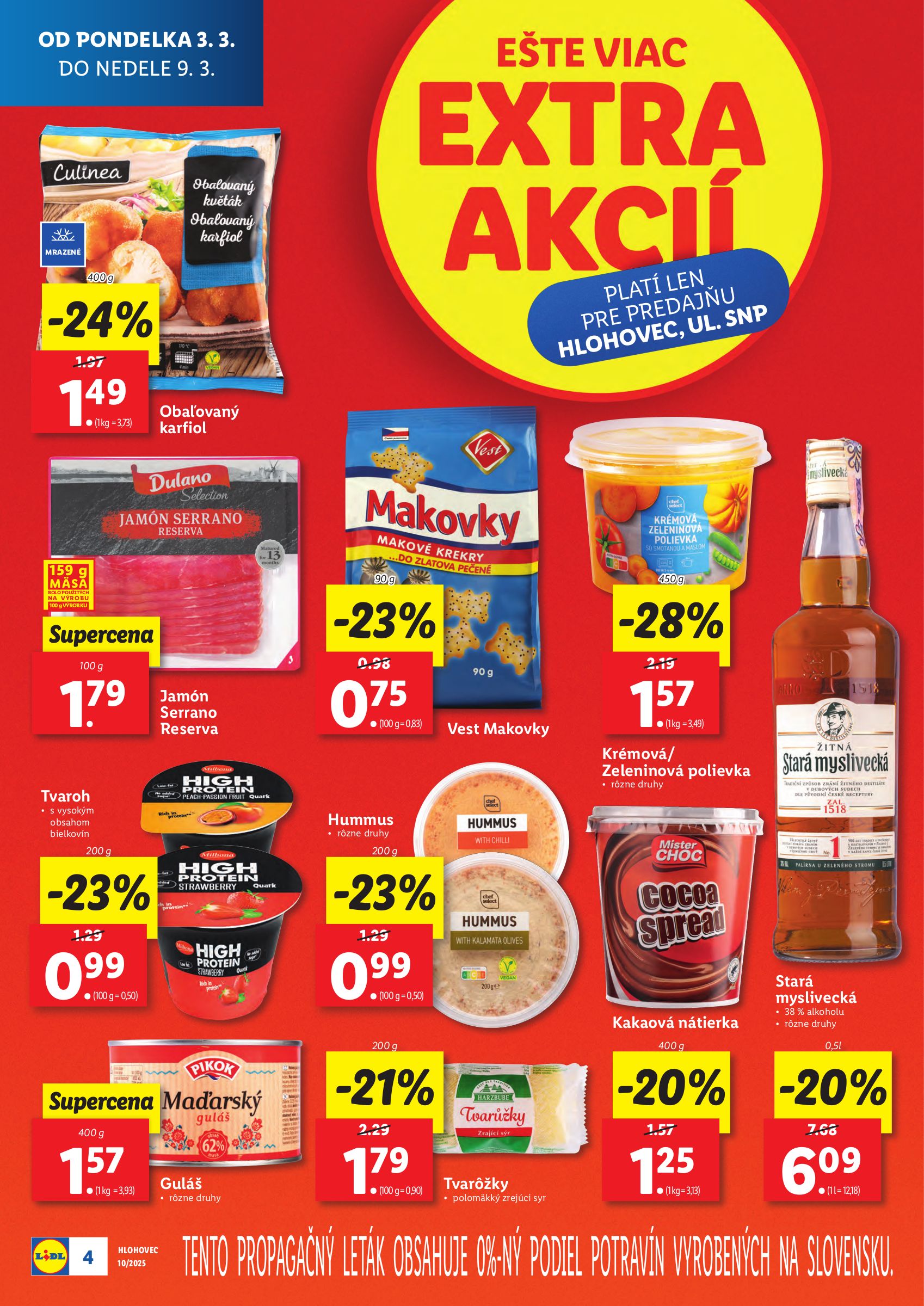 lidl - Lidl - Nová predajňa v Hlohovci leták platný od 03.03. - 09.03. - page: 4