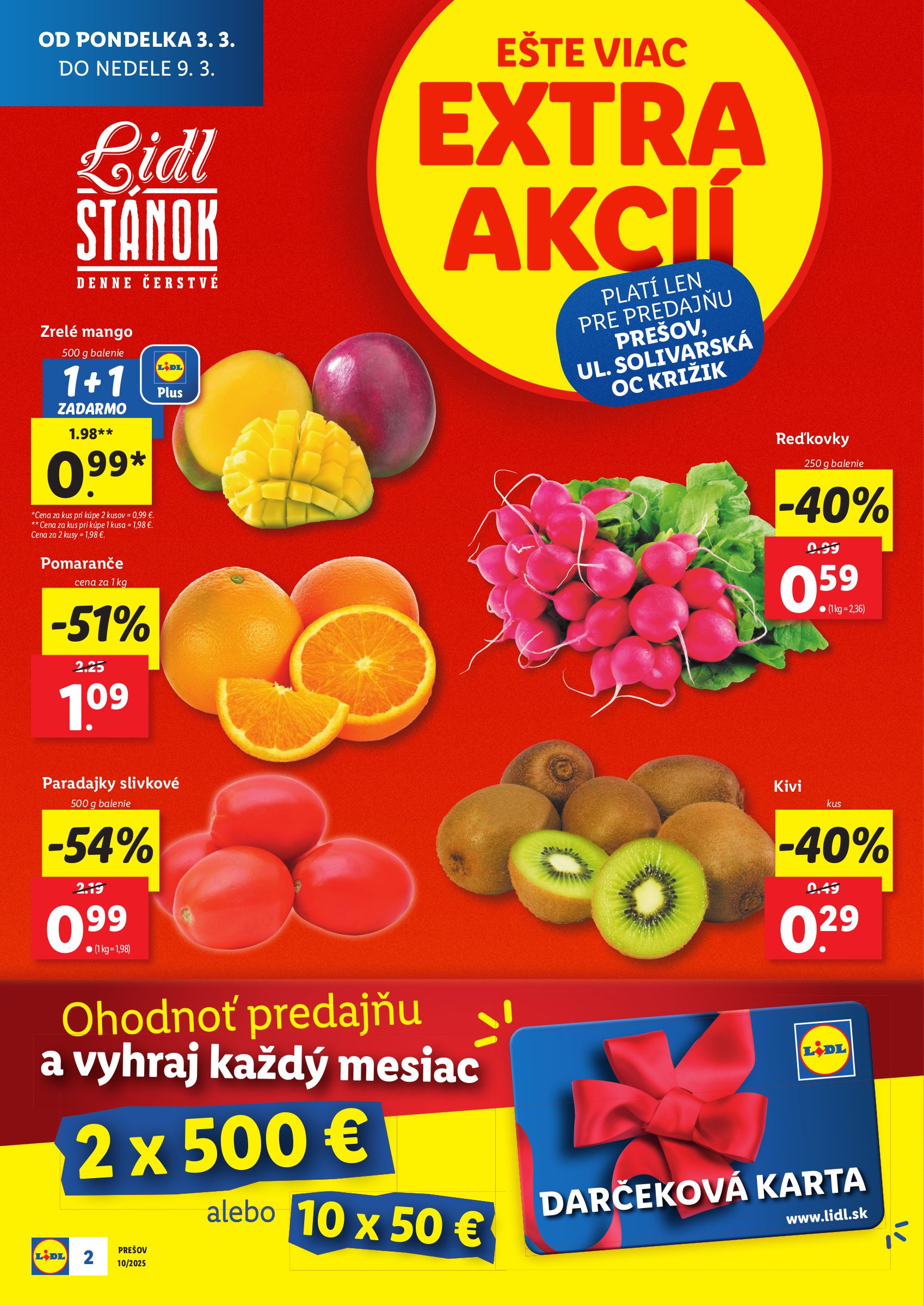 lidl - Lidl - Nová predajňa v Prešove leták platný od 03.03. - 09.03. - page: 2