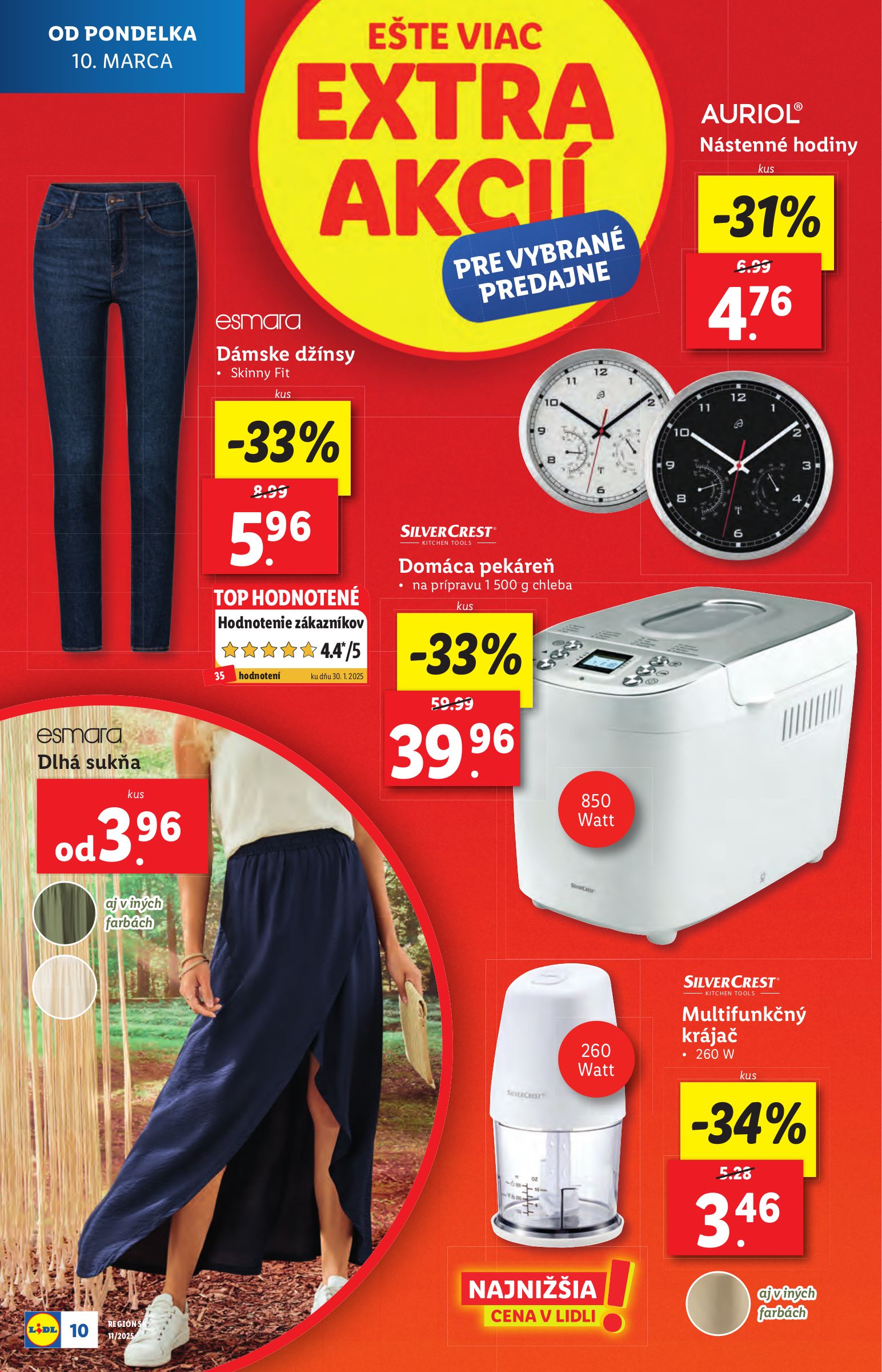 lidl - Lidl - Extra akcie pre vybrané predajne leták platný od 10.03. - 16.03. - page: 10