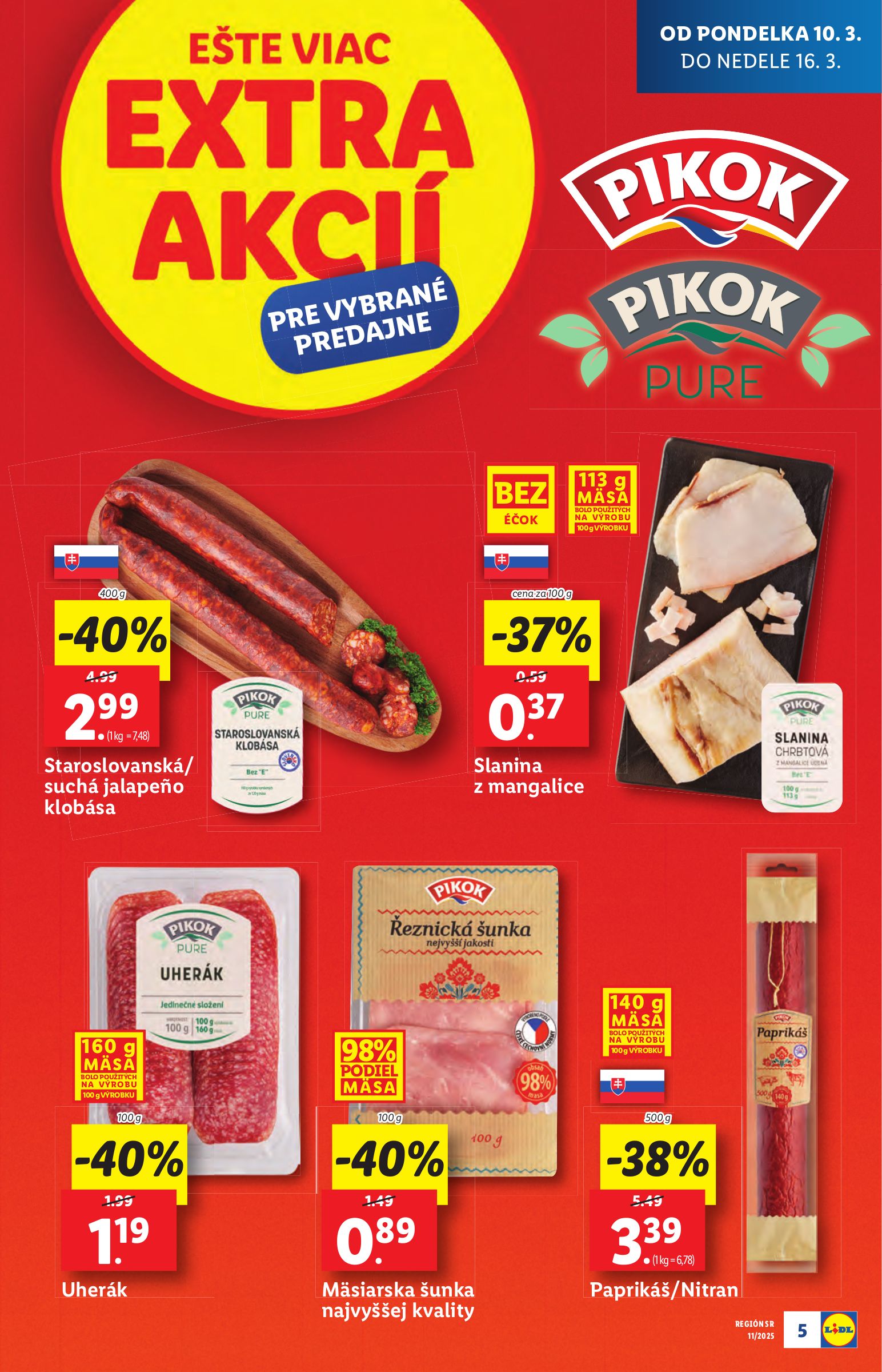 lidl - Lidl - Extra akcie pre vybrané predajne leták platný od 10.03. - 16.03. - page: 5