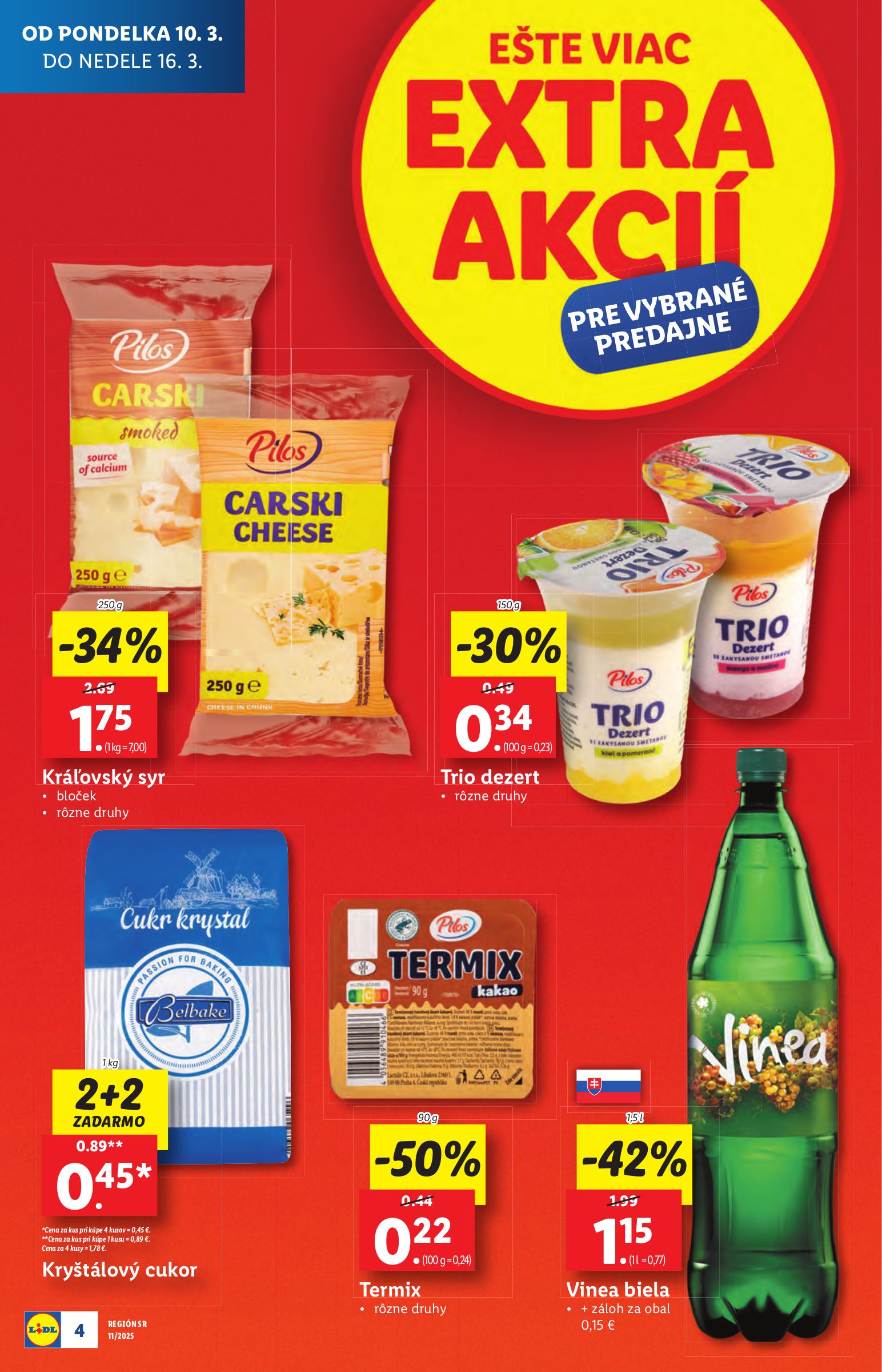 lidl - Lidl - Extra akcie pre vybrané predajne leták platný od 10.03. - 16.03. - page: 4