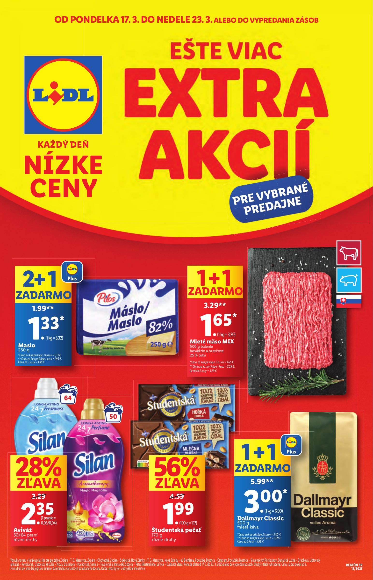 lidl - Lidl - Špeciálne akcie - vybrané predajne leták platný od 17.03. - 23.03.