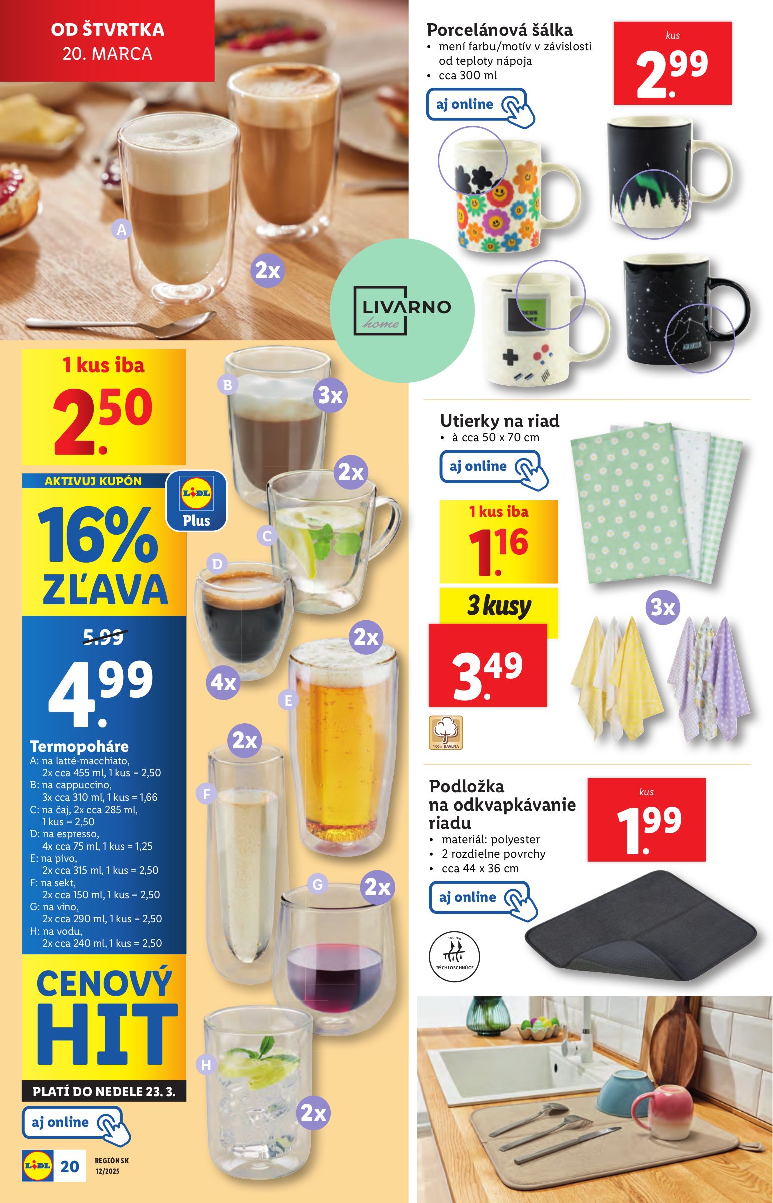 lidl - Lidl - Spotrebný tovar leták platný od 17.03. - 23.03. - page: 22