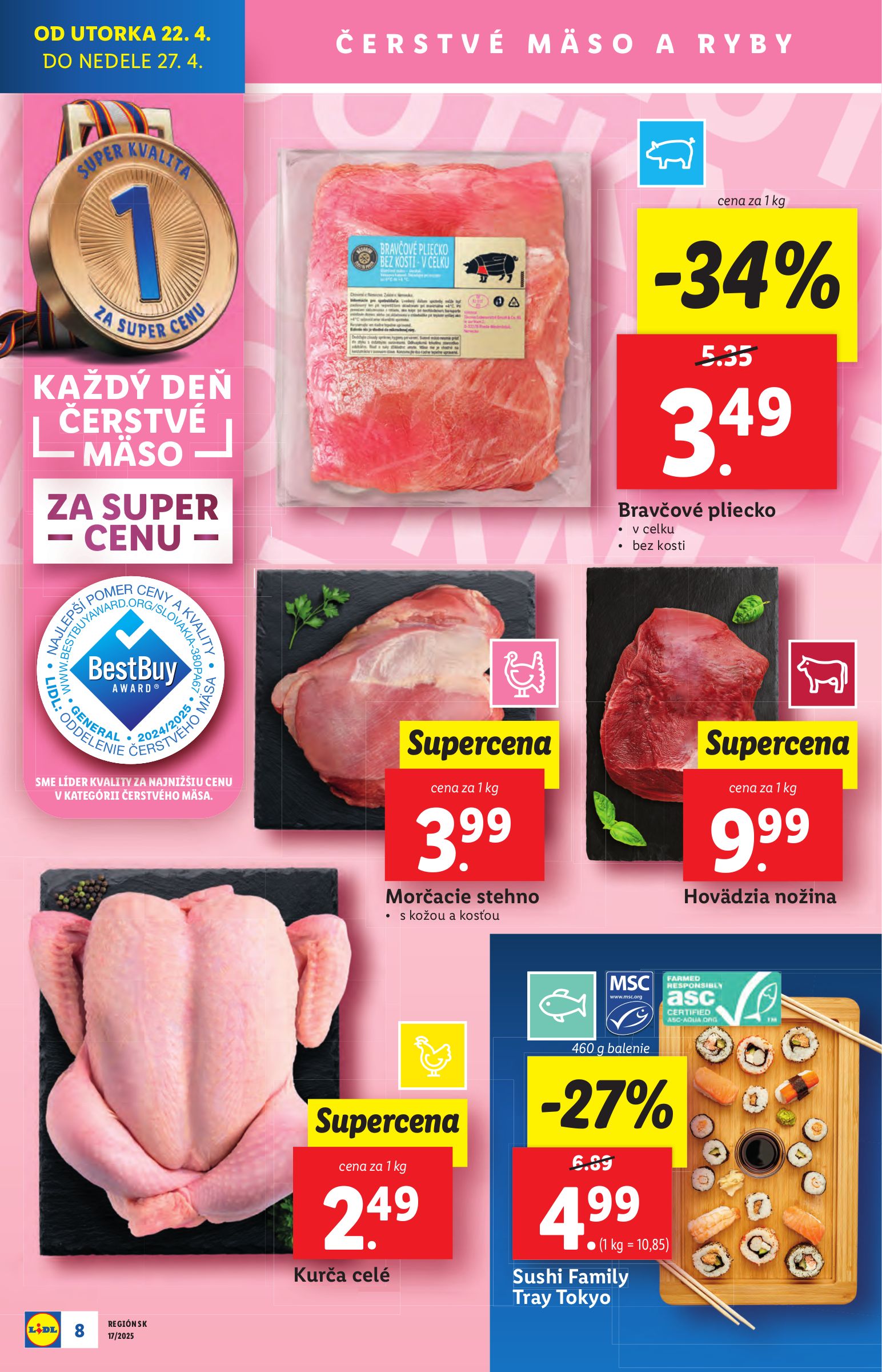 lidl - Lidl leták platný od 22.04. - 27.04. - page: 8