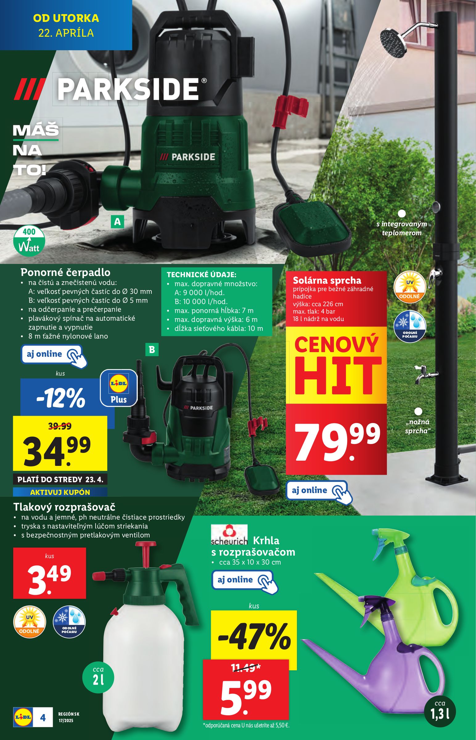 lidl - Lidl leták platný od 22.04. - 27.04. - page: 72