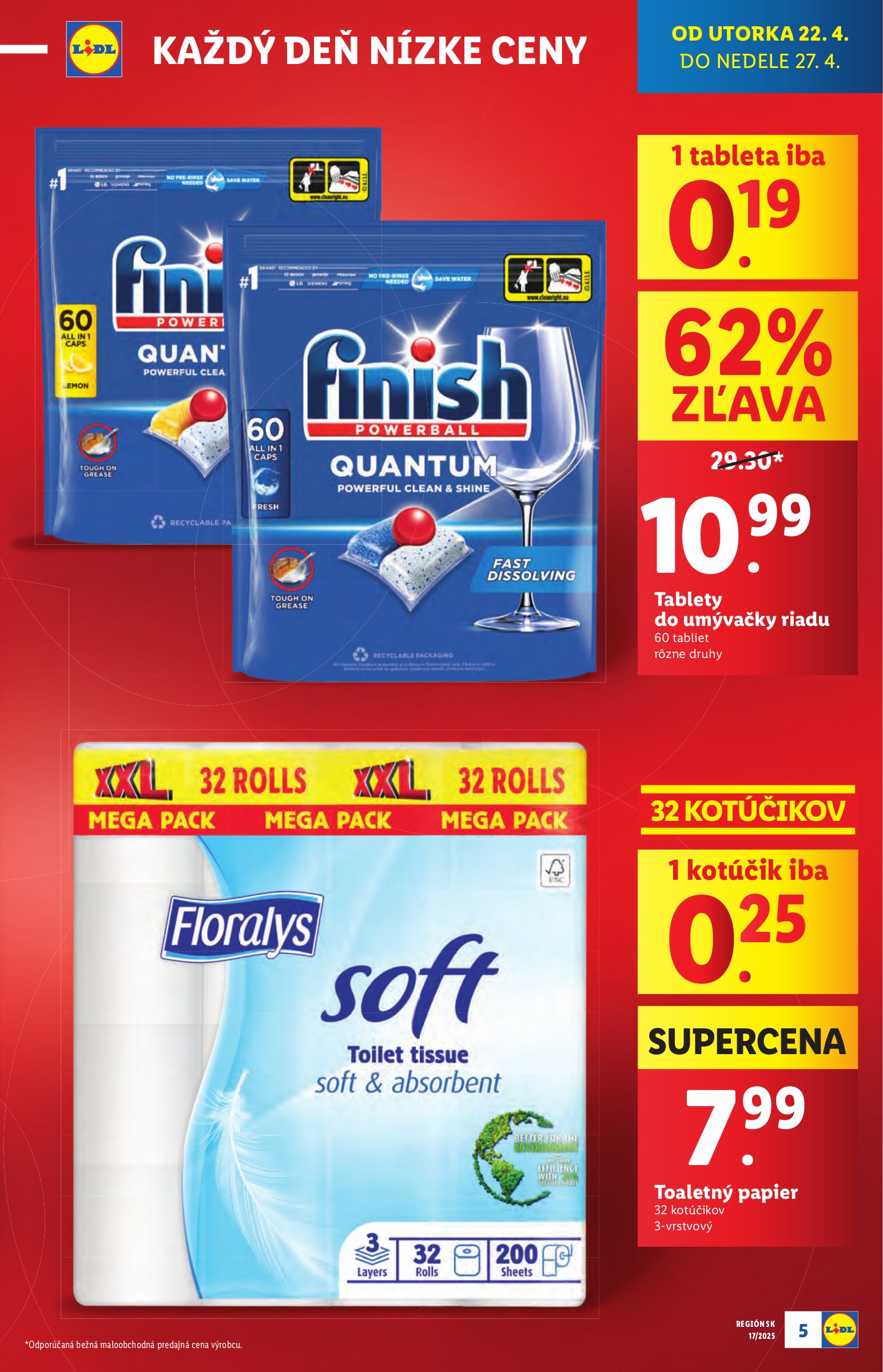 lidl - Lidl leták platný od 22.04. - 27.04. - page: 5