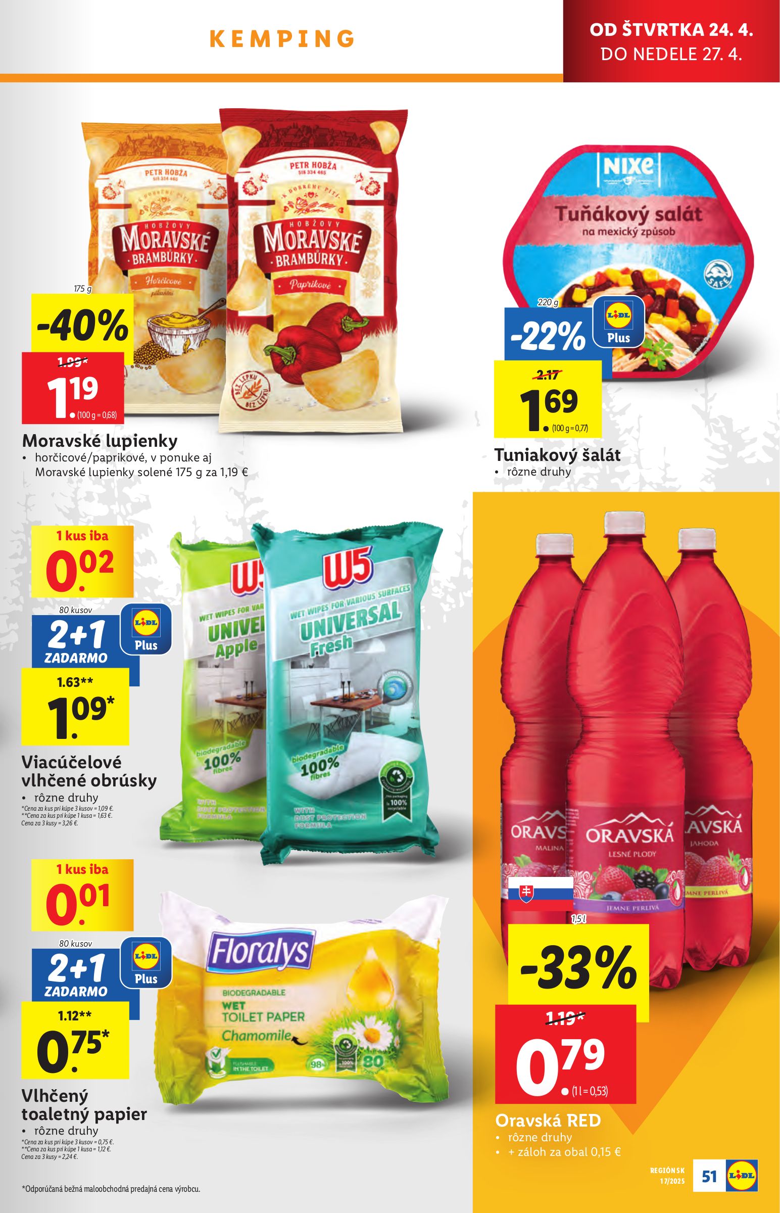 lidl - Lidl leták platný od 22.04. - 27.04. - page: 51