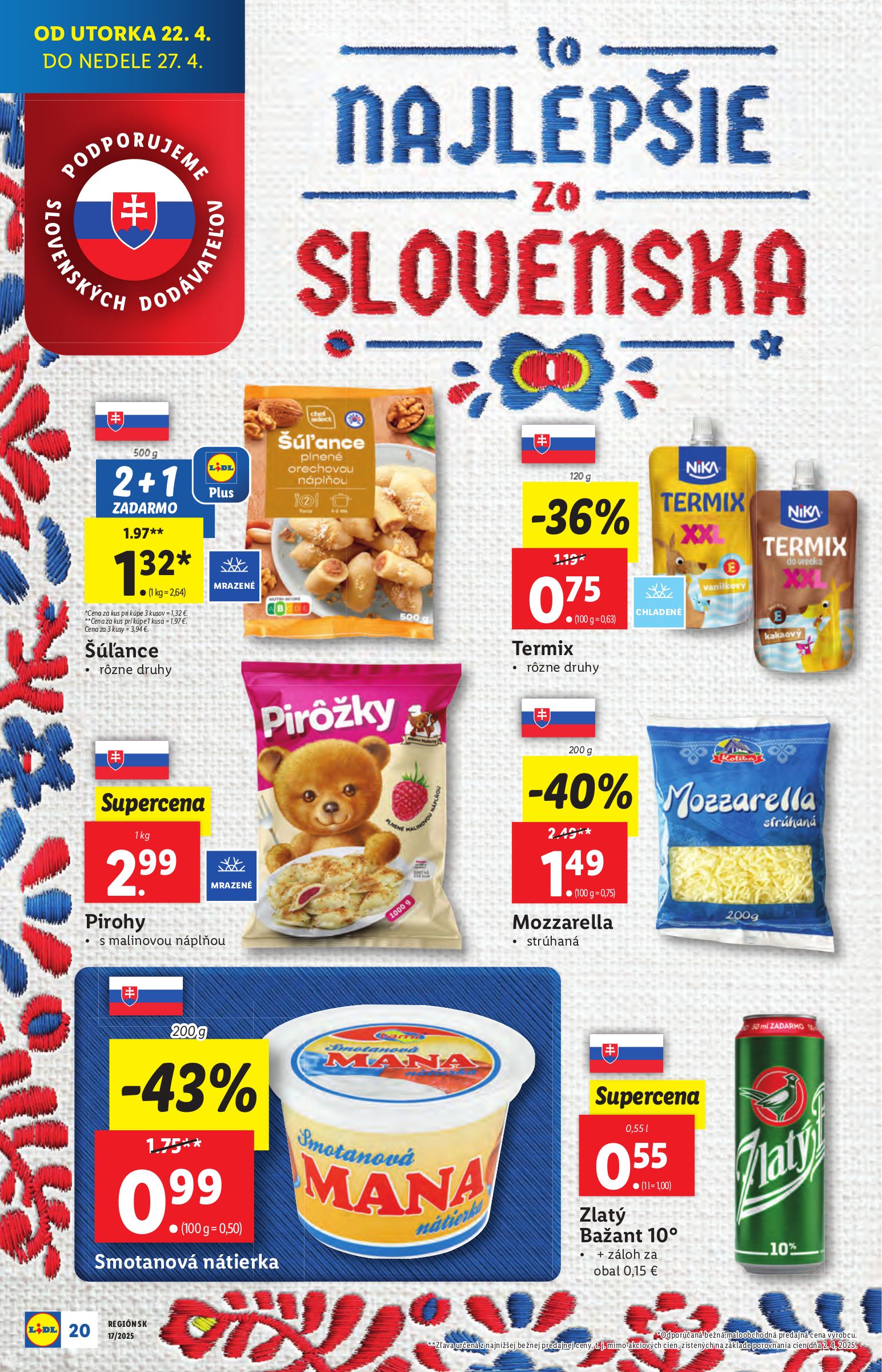 lidl - Lidl leták platný od 22.04. - 27.04. - page: 20