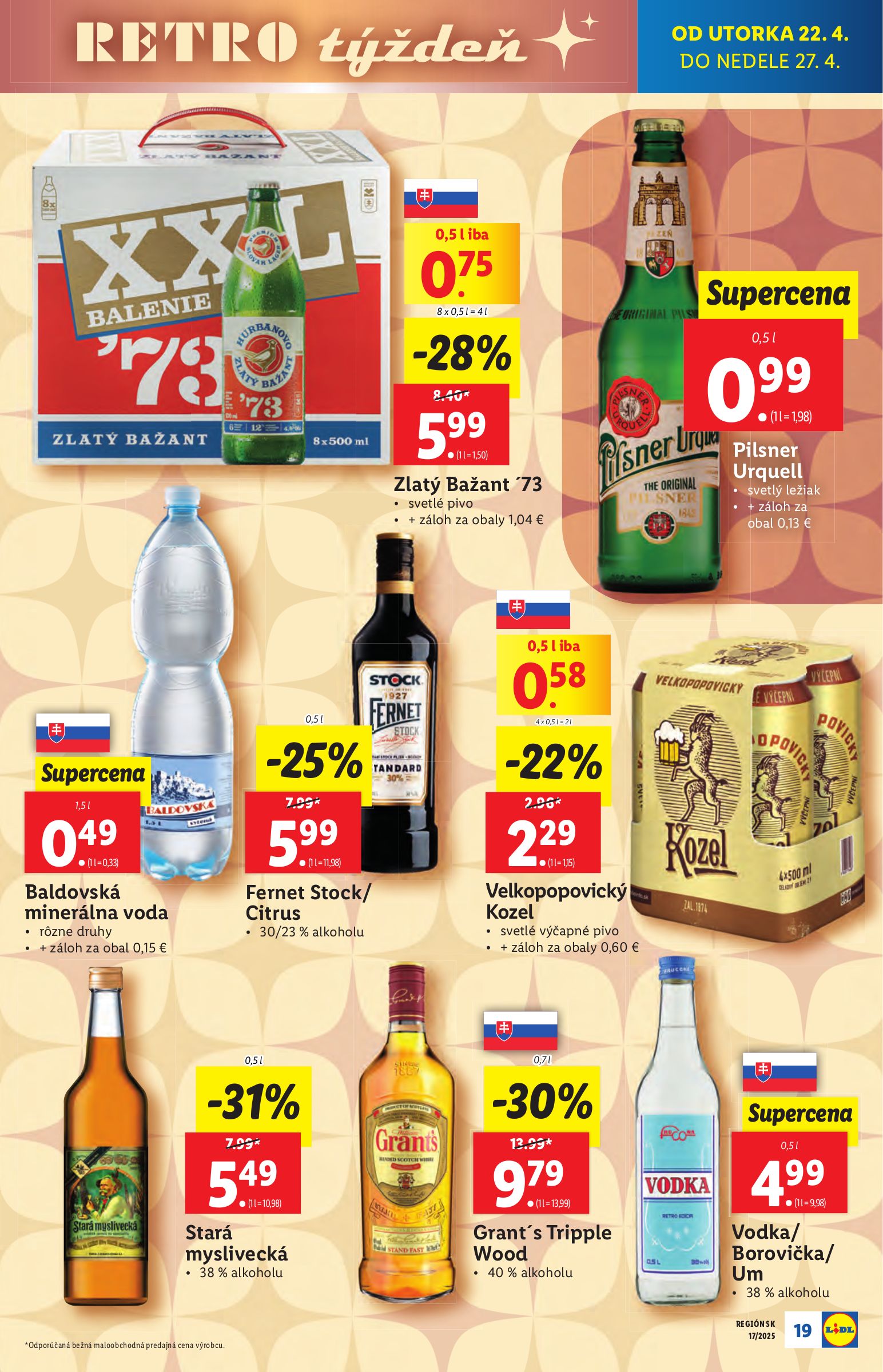 lidl - Lidl leták platný od 22.04. - 27.04. - page: 19