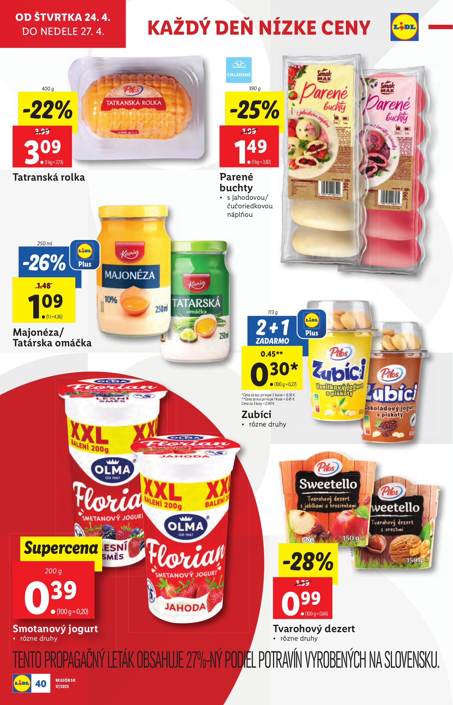 lidl - Lidl leták platný od 22.04. - 27.04. - page: 40