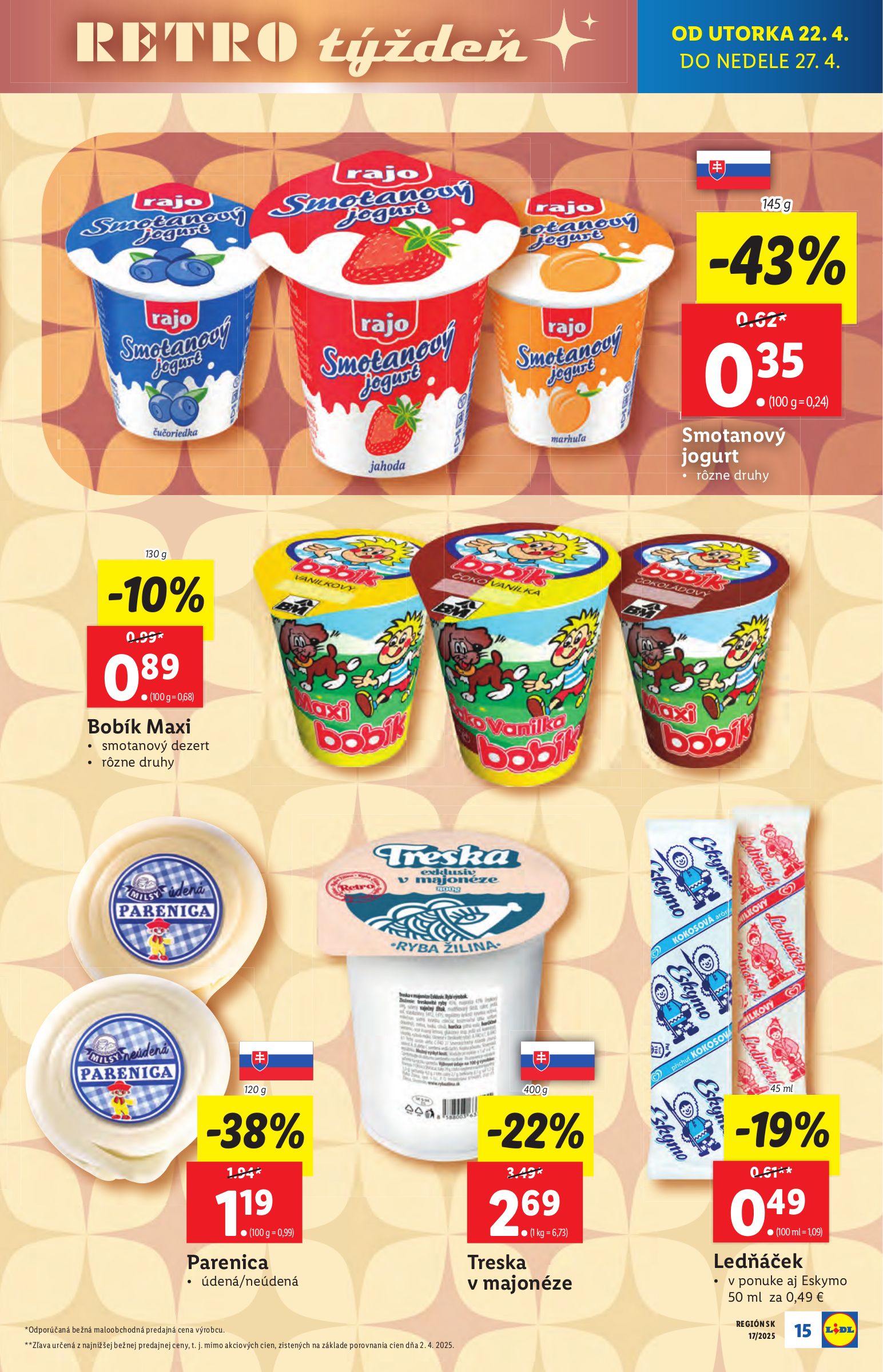 lidl - Lidl leták platný od 22.04. - 27.04. - page: 15
