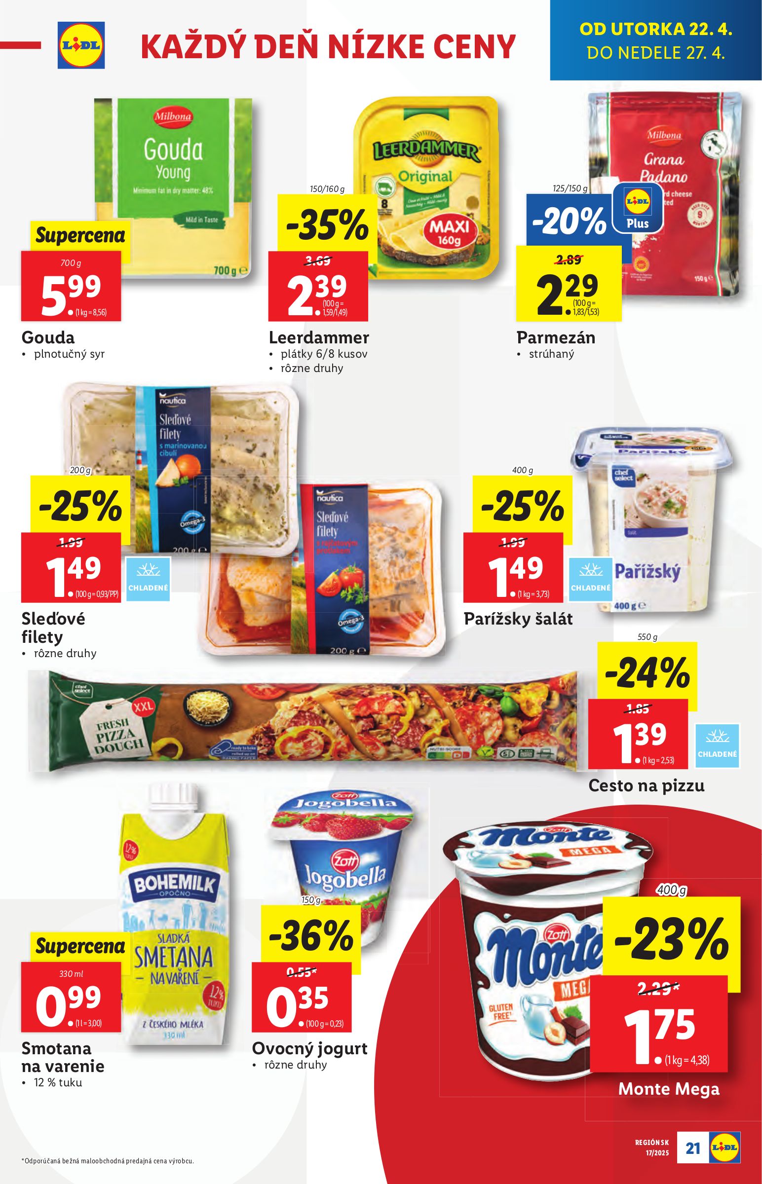 lidl - Lidl leták platný od 22.04. - 27.04. - page: 21