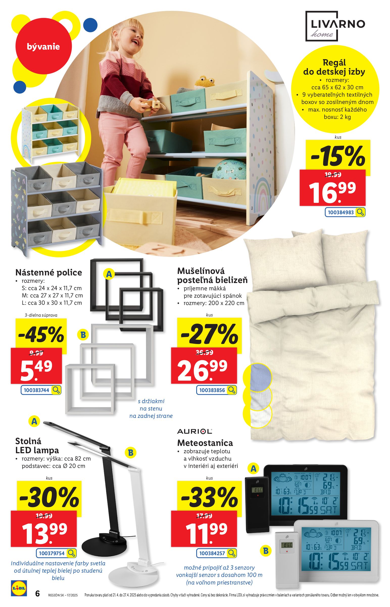 lidl - Lidl.sk leták platný od 21.04. - 27.04. - page: 6