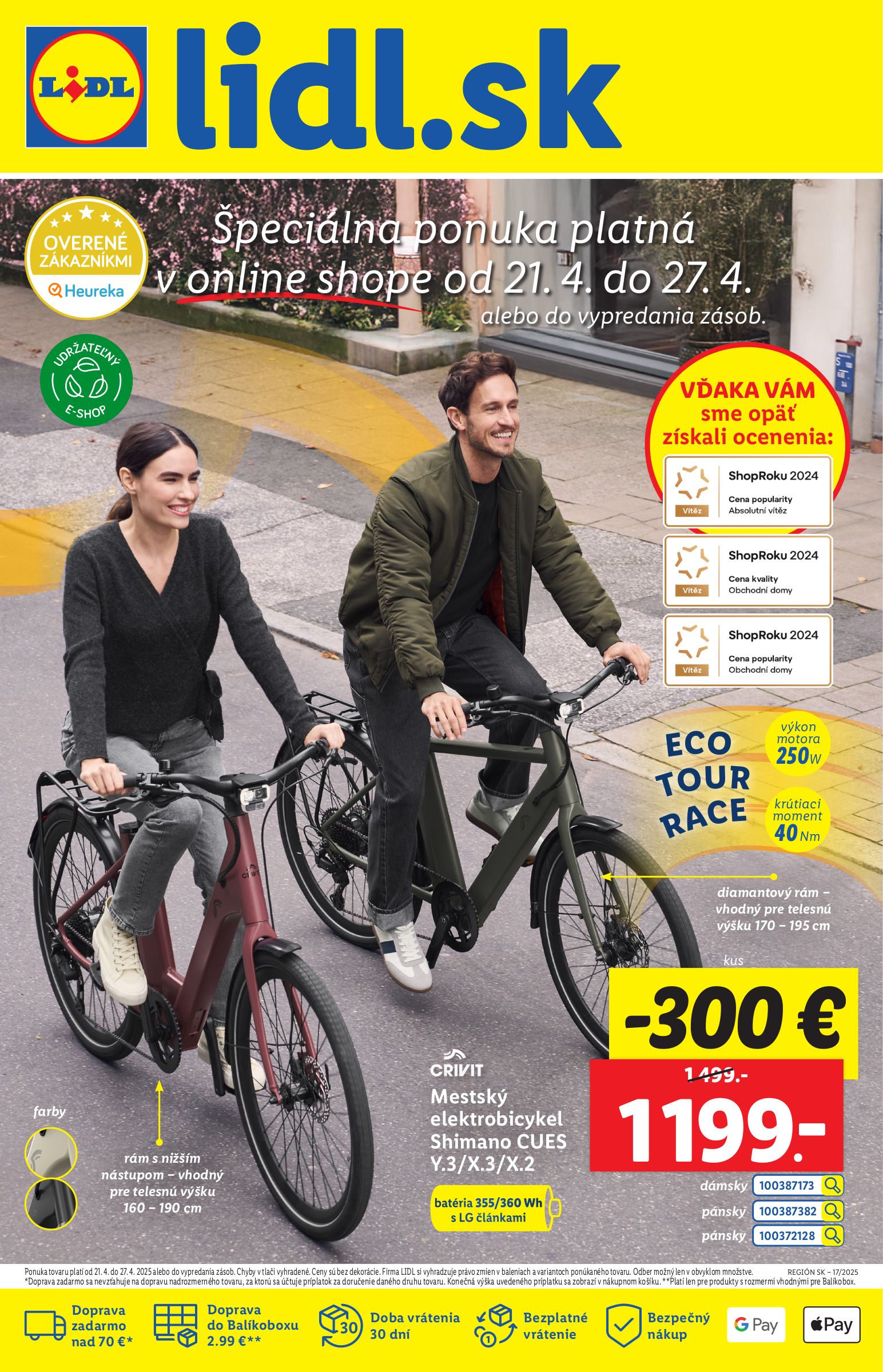 lidl - Lidl.sk leták platný od 21.04. - 27.04.