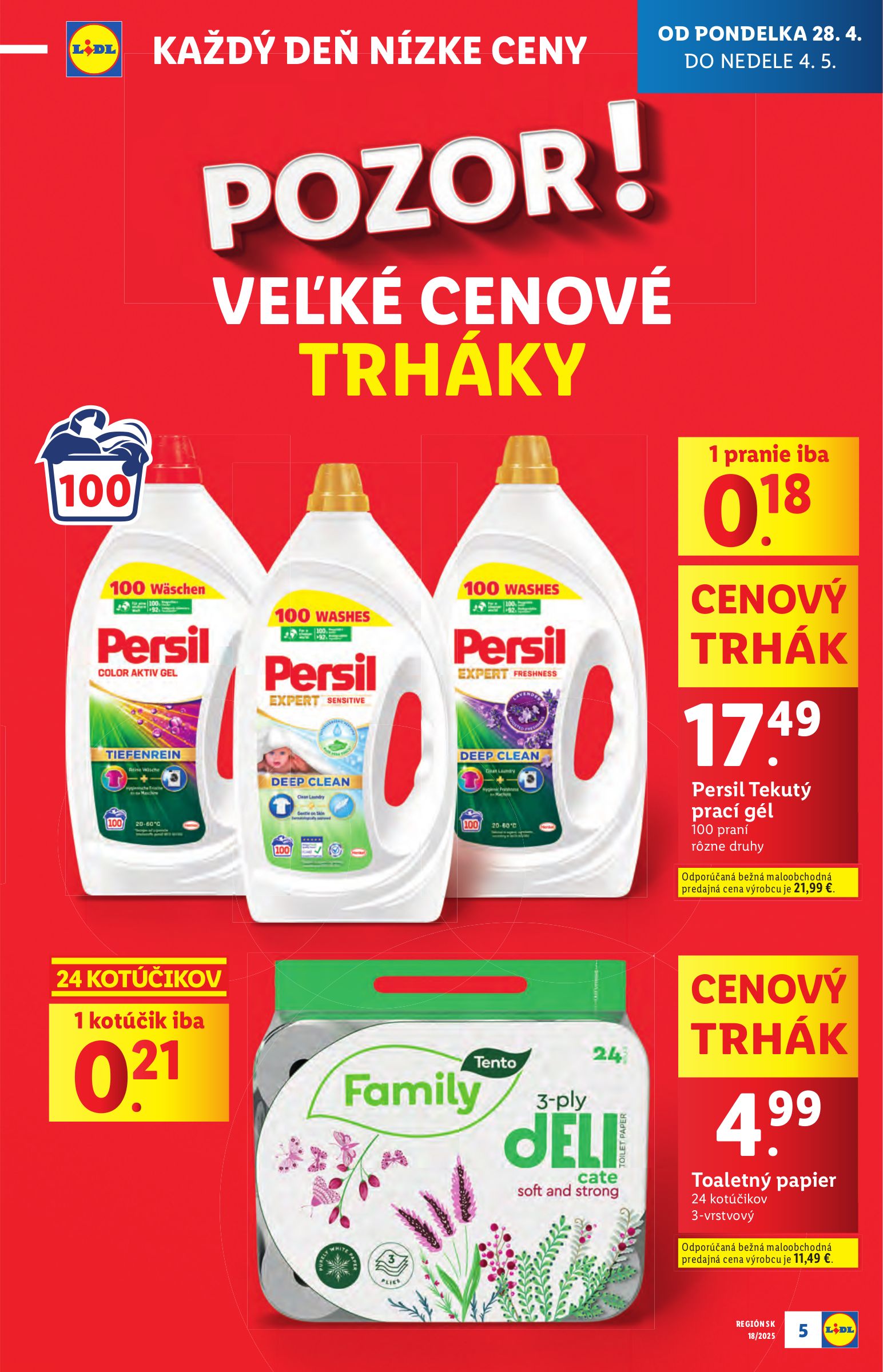 lidl - Lidl leták platný od 28.04. - 04.05. - page: 5 lidl - Lidl leták platný od 28.04. - 04.05. - page: 5