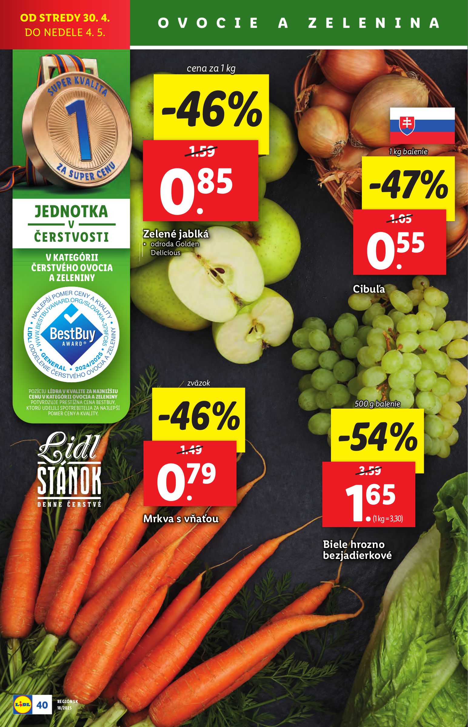 lidl - Lidl leták platný od 28.04. - 04.05. - page: 40 lidl - Lidl leták platný od 28.04. - 04.05. - page: 40