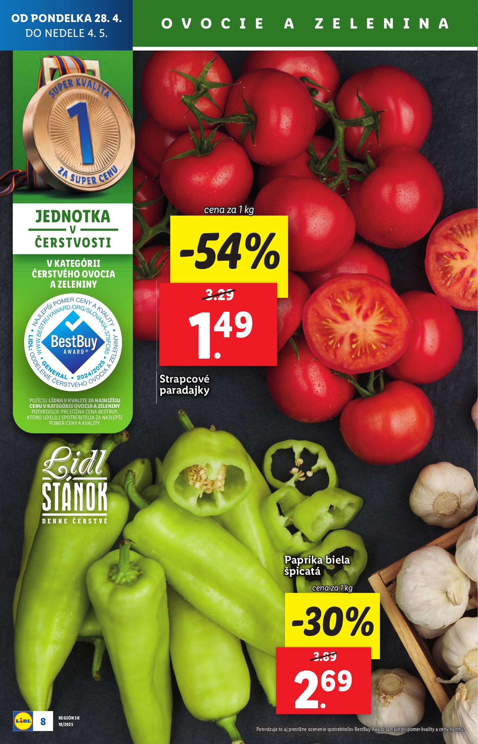 lidl - Lidl leták platný od 28.04. - 04.05. - page: 8 lidl - Lidl leták platný od 28.04. - 04.05. - page: 8
