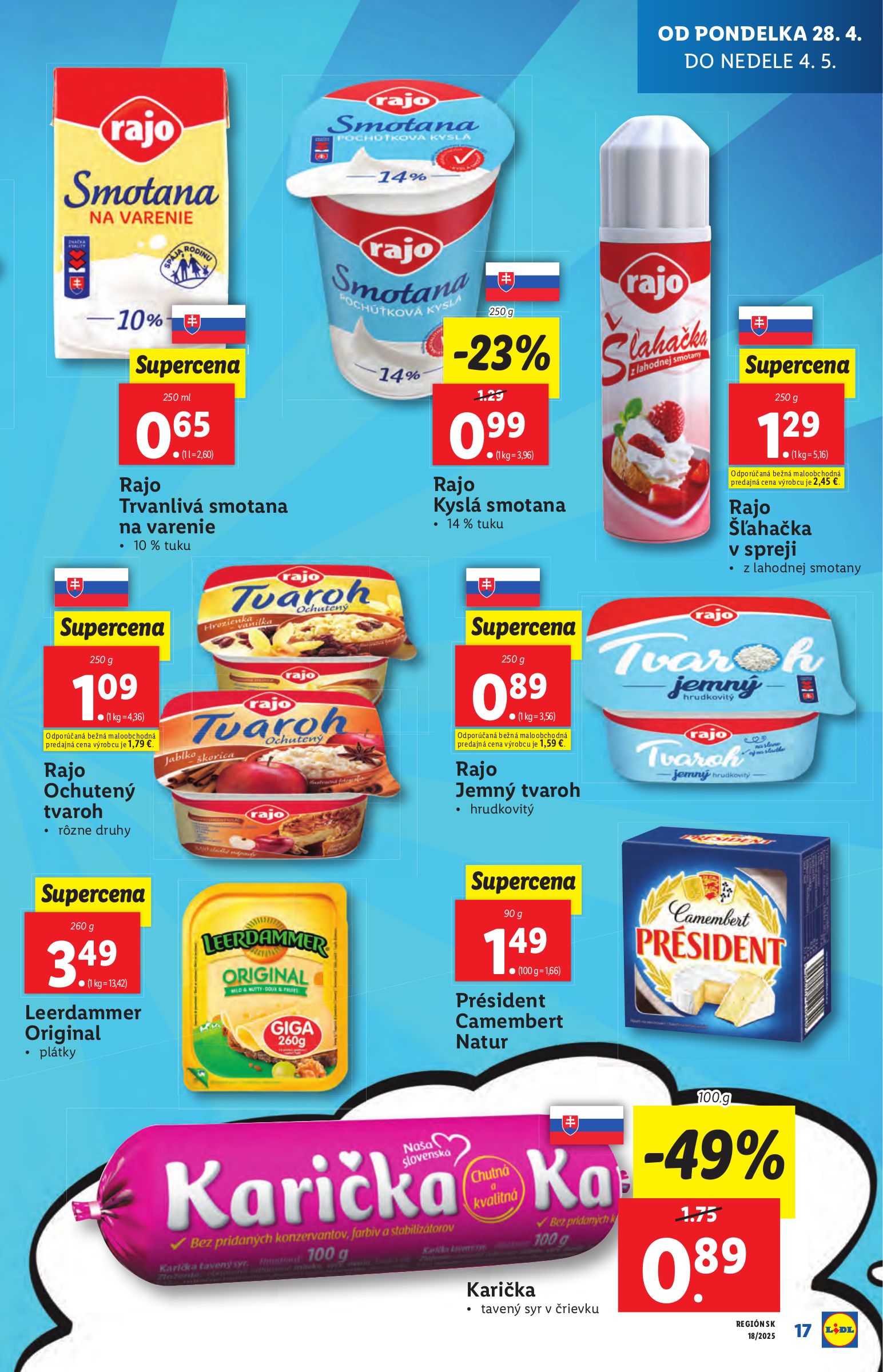 lidl - Lidl leták platný od 28.04. - 04.05. - page: 17 lidl - Lidl leták platný od 28.04. - 04.05. - page: 17