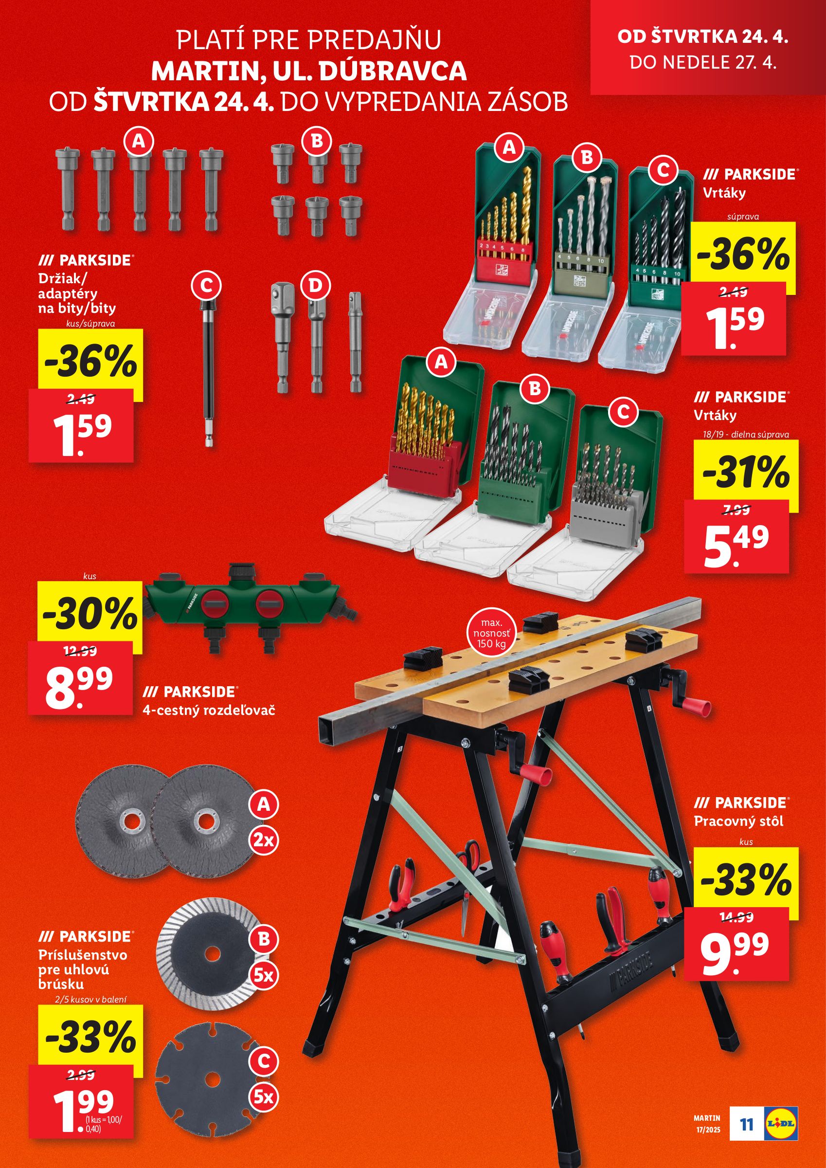 lidl - Lidl - Nová predajňa v Martine leták platný od 24.04. - 27.04. - page: 11