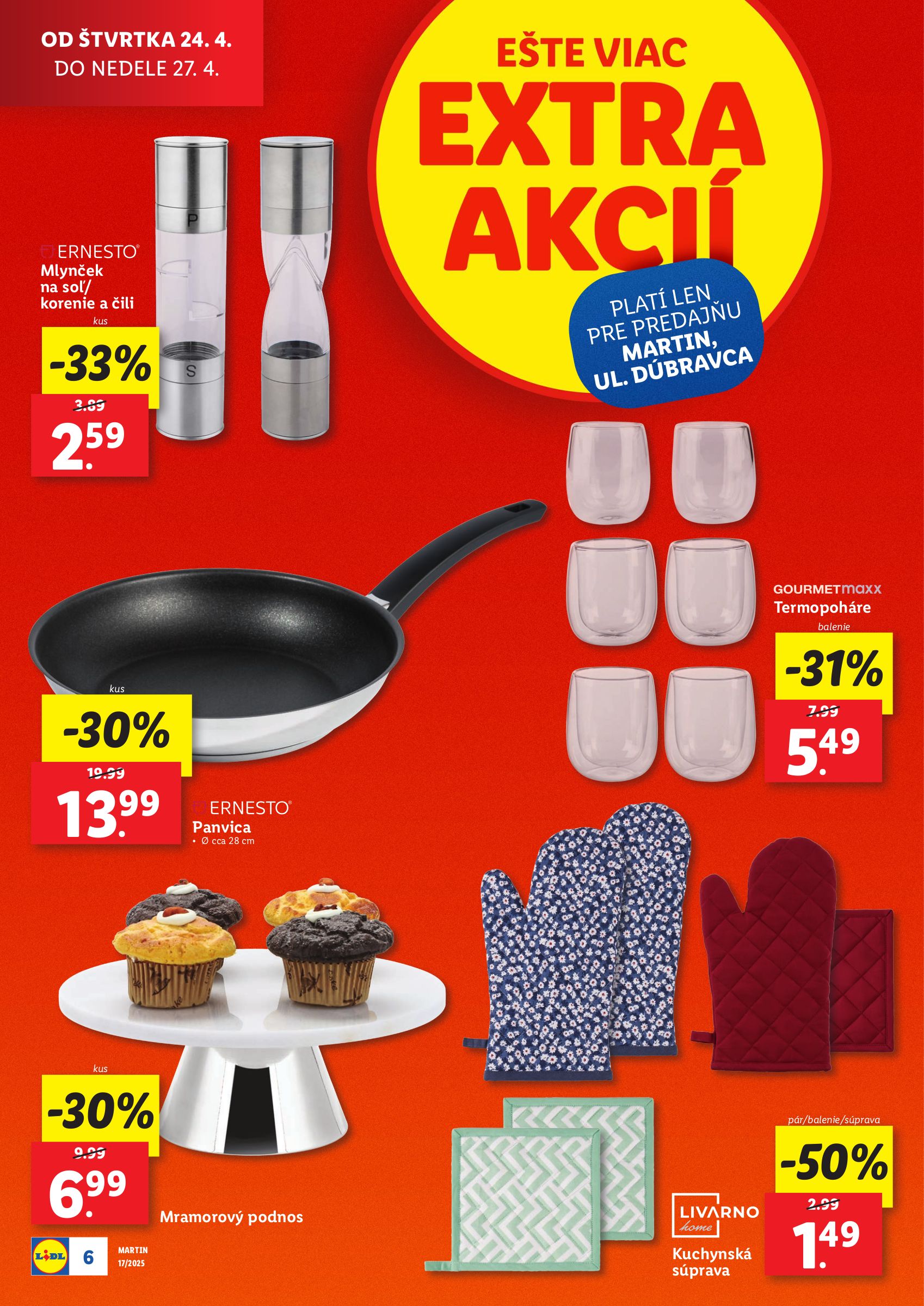 lidl - Lidl - Nová predajňa v Martine leták platný od 24.04. - 27.04. - page: 6