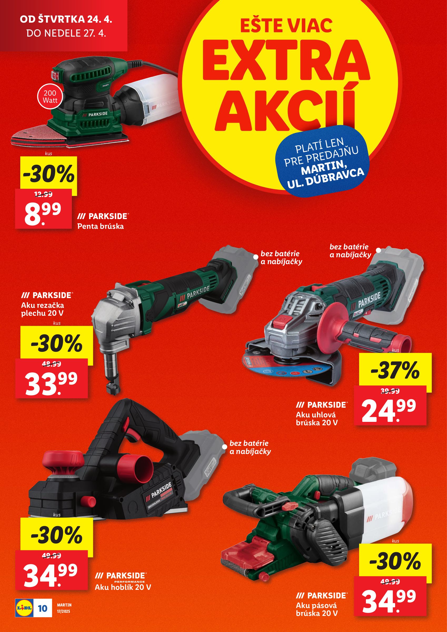 lidl - Lidl - Nová predajňa v Martine leták platný od 24.04. - 27.04. - page: 10
