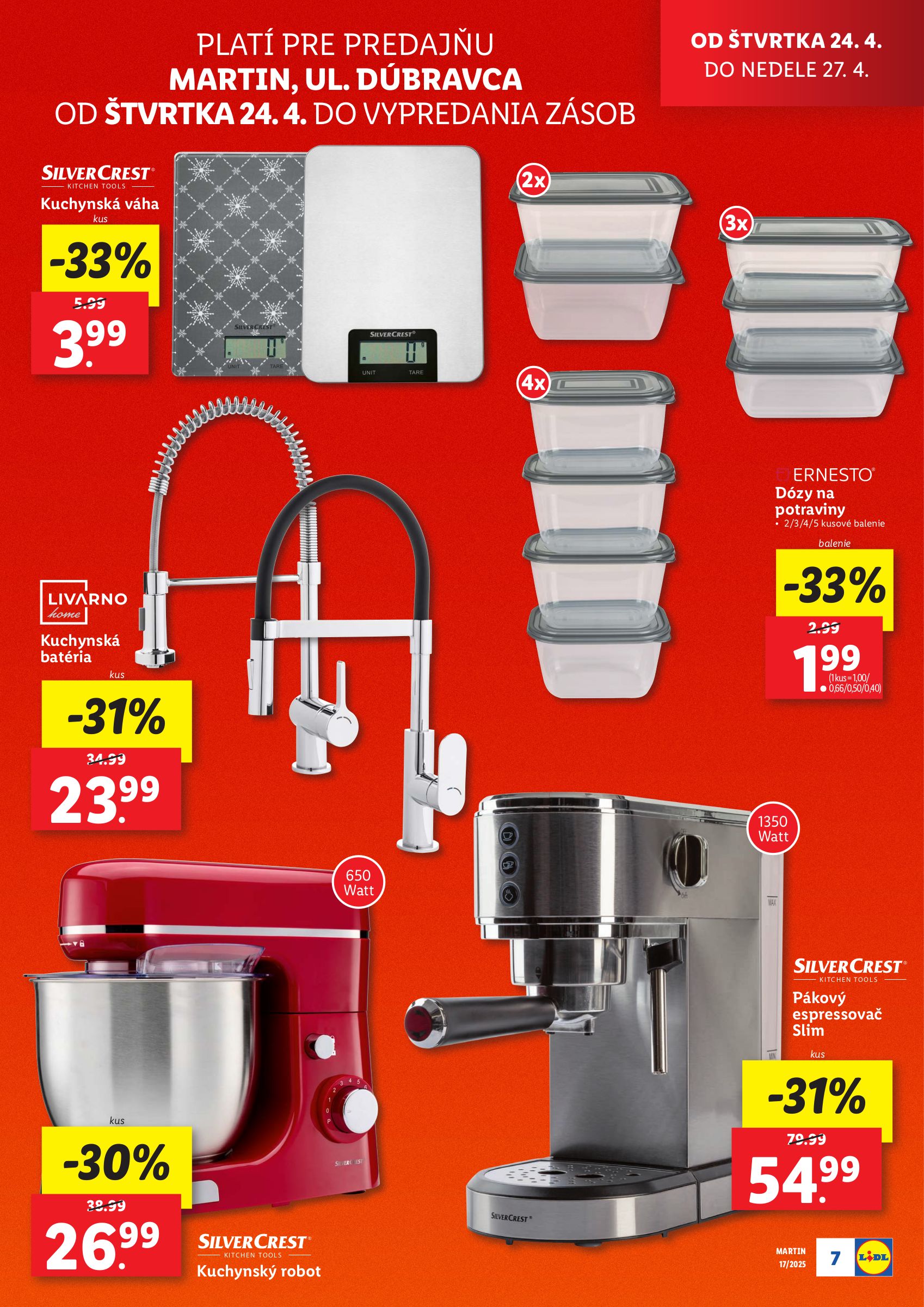 lidl - Lidl - Nová predajňa v Martine leták platný od 24.04. - 27.04. - page: 7