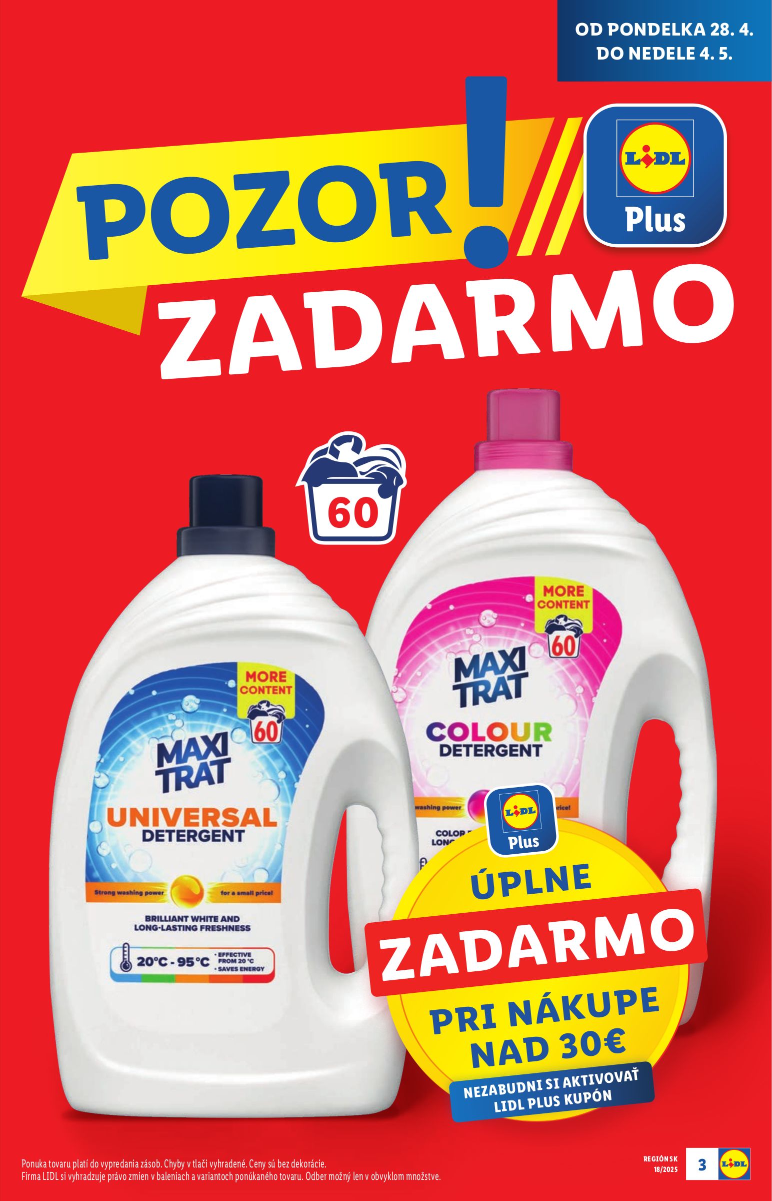 lidl - Lidl - Extra akcie pre vybrané predajne leták platný od 28.04. - 04.05. - page: 3