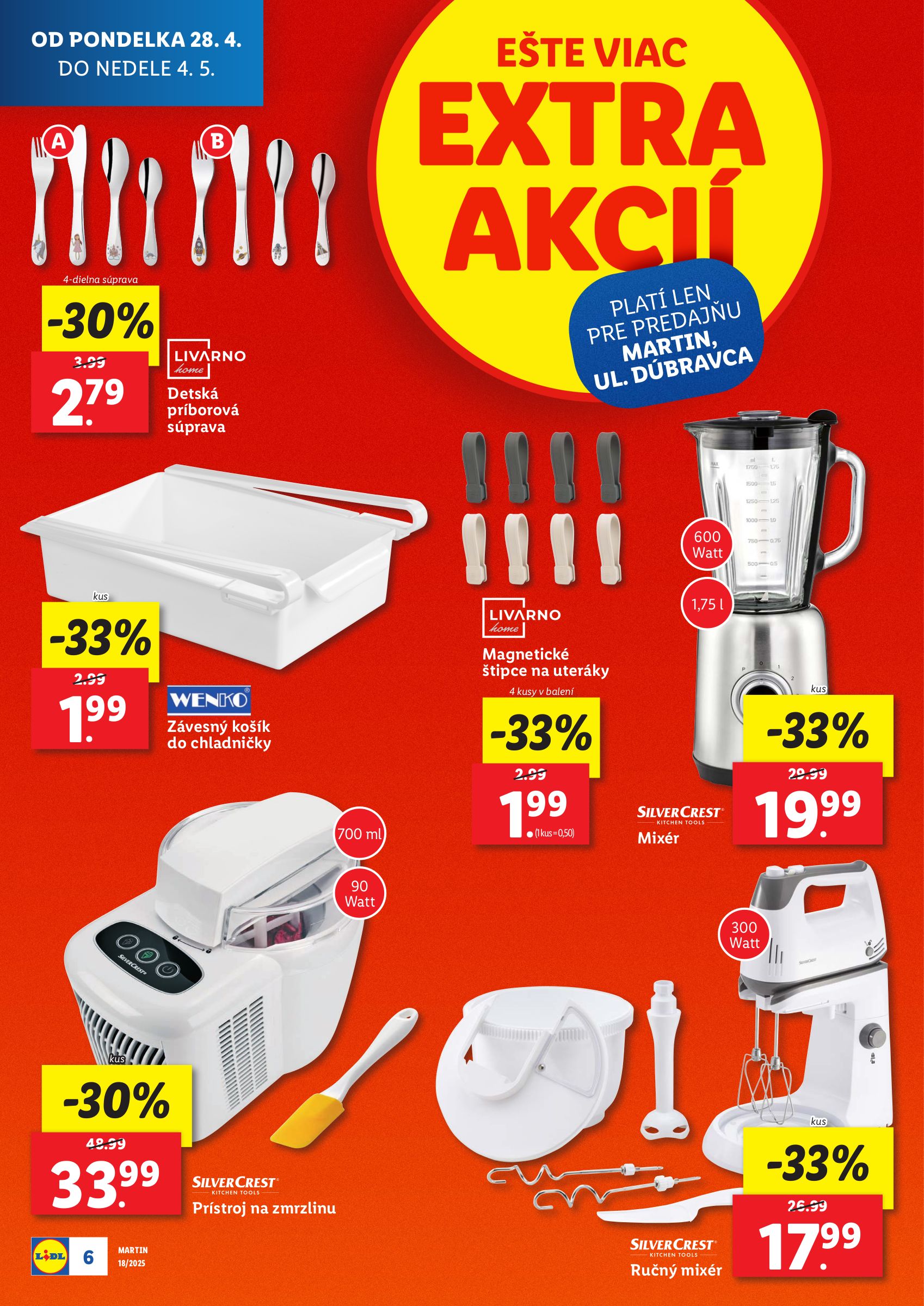 lidl - Lidl - Nová predajňa v Martine leták platný od 28.04. - 04.05. - page: 6