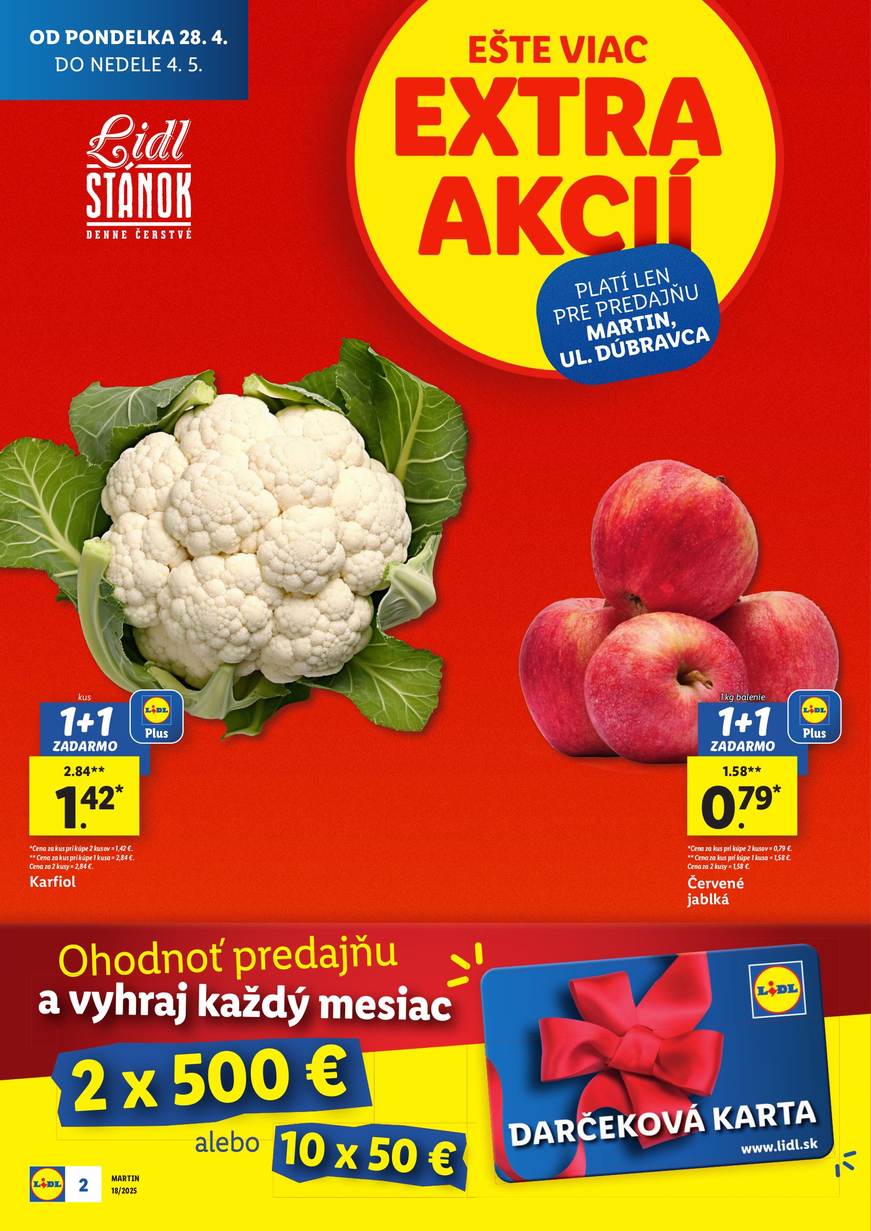 lidl - Lidl - Nová predajňa v Martine leták platný od 28.04. - 04.05. - page: 2