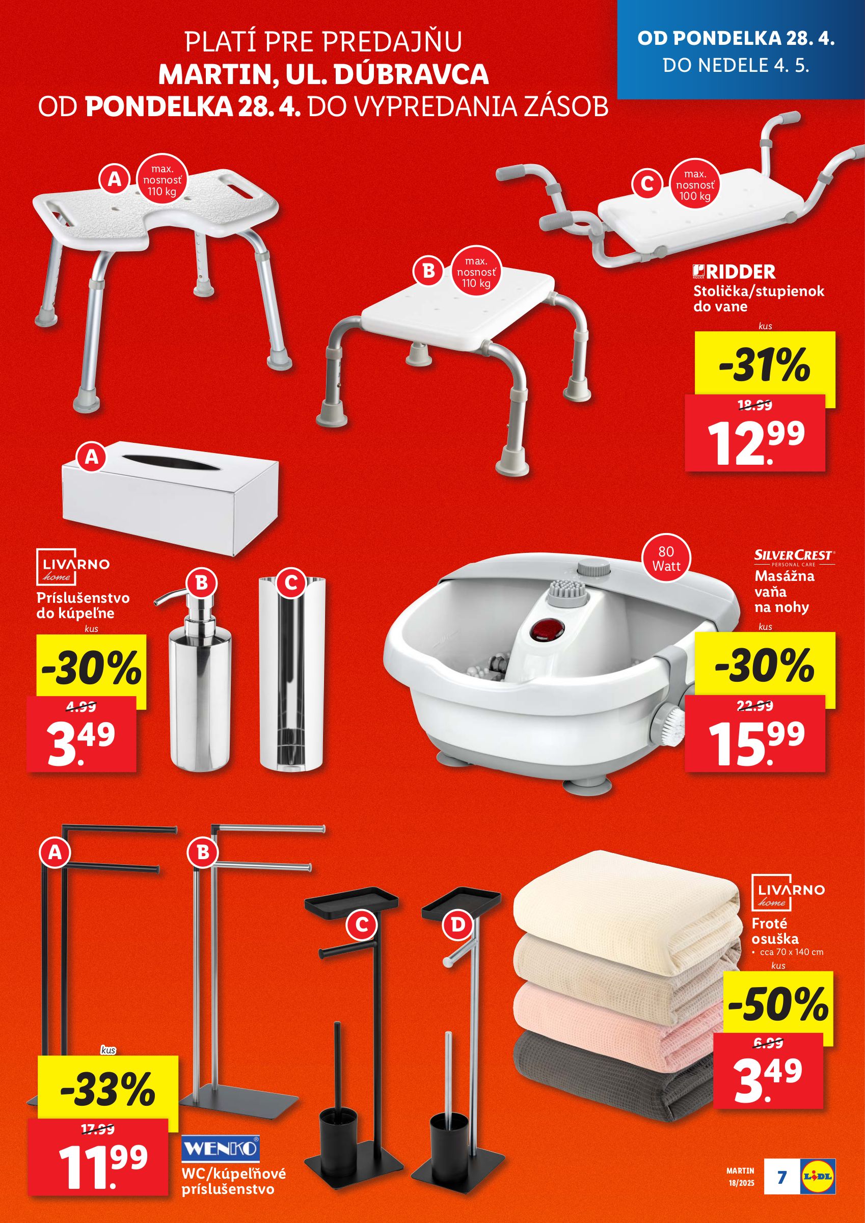 lidl - Lidl - Nová predajňa v Martine leták platný od 28.04. - 04.05. - page: 7