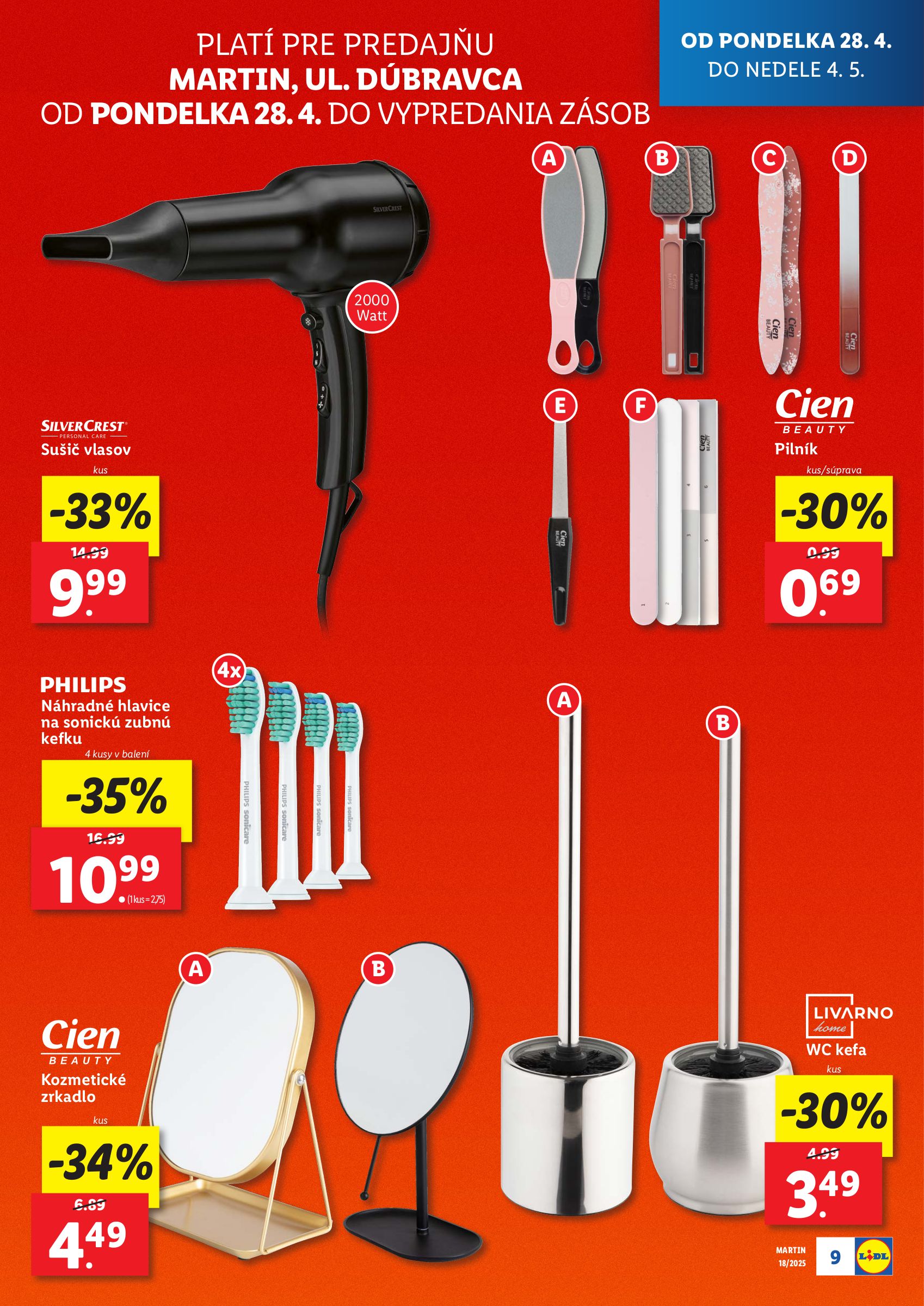 lidl - Lidl - Nová predajňa v Martine leták platný od 28.04. - 04.05. - page: 9