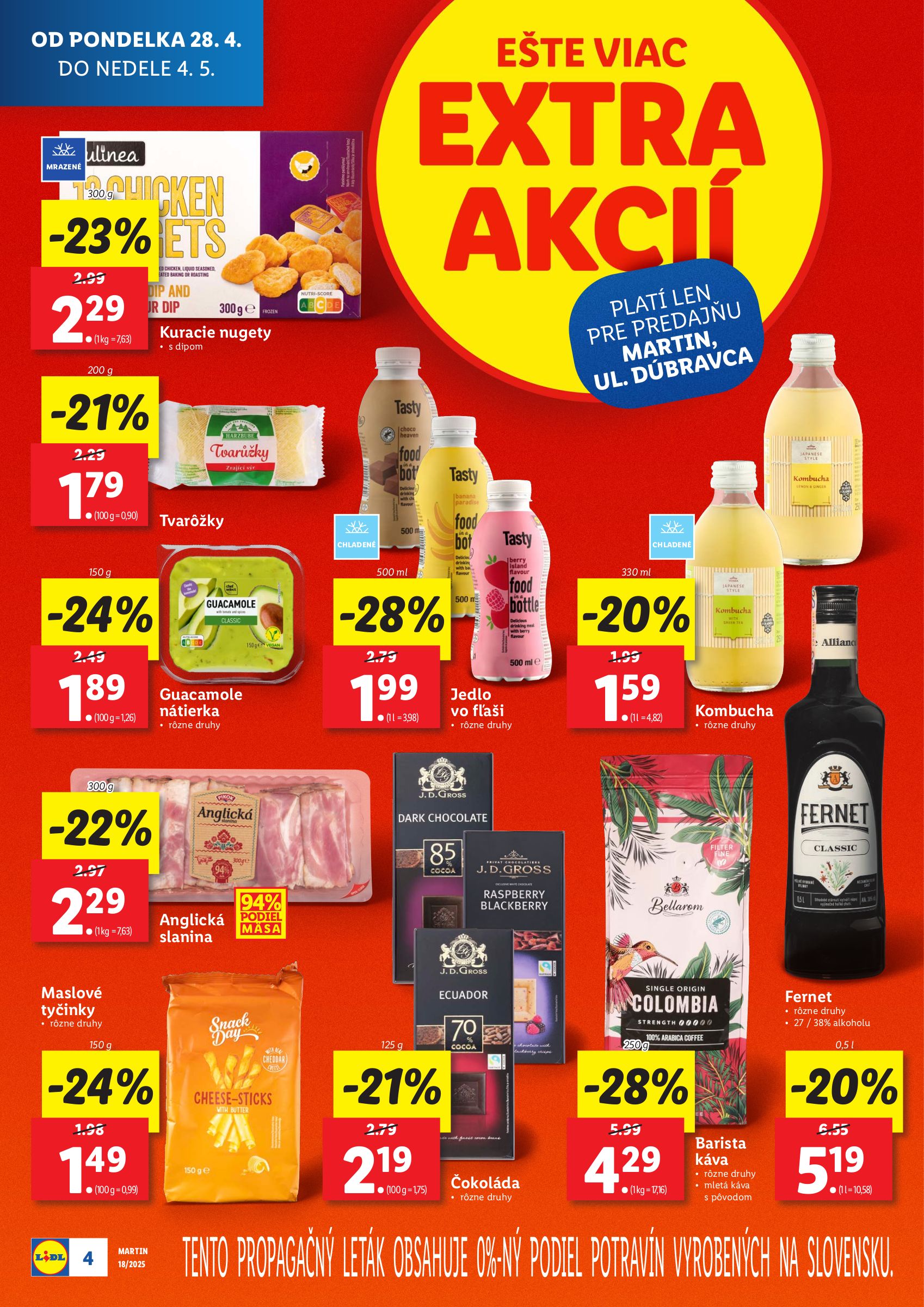 lidl - Lidl - Nová predajňa v Martine leták platný od 28.04. - 04.05. - page: 4