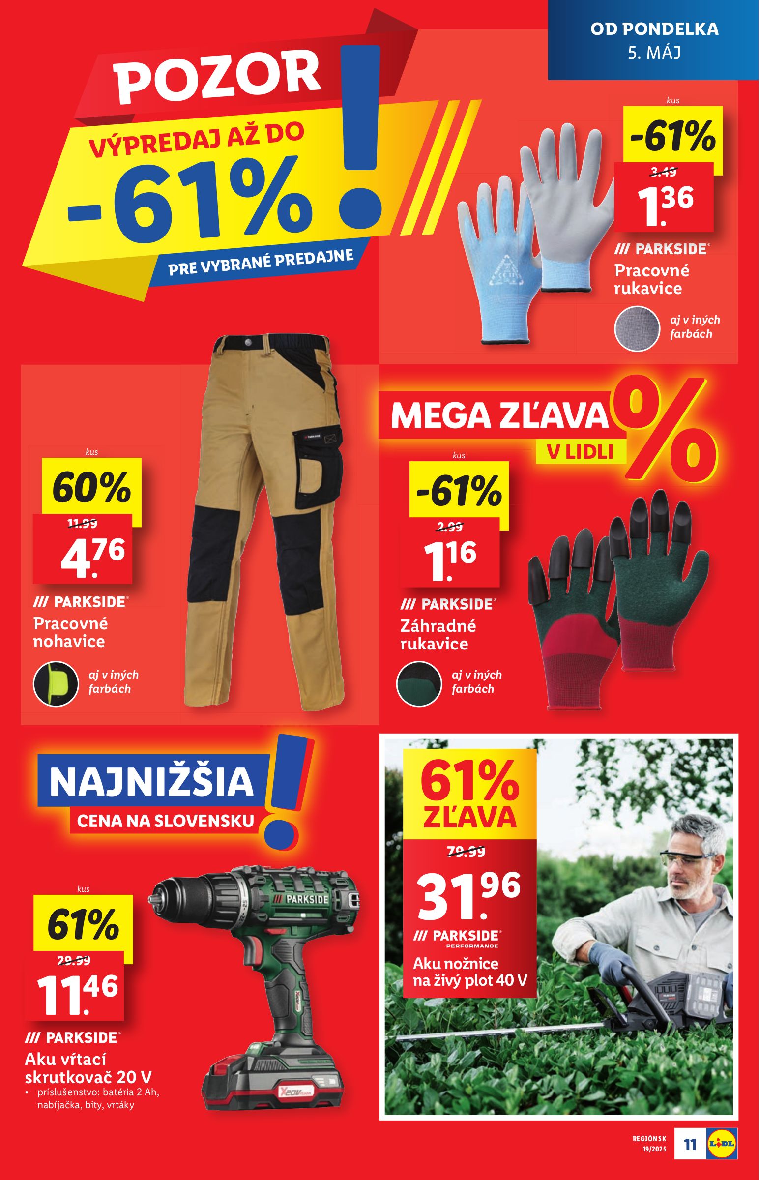 lidl - Lidl - Extra akcie pre vybrané predajne leták platný od 05.05. - 11.05. - page: 11