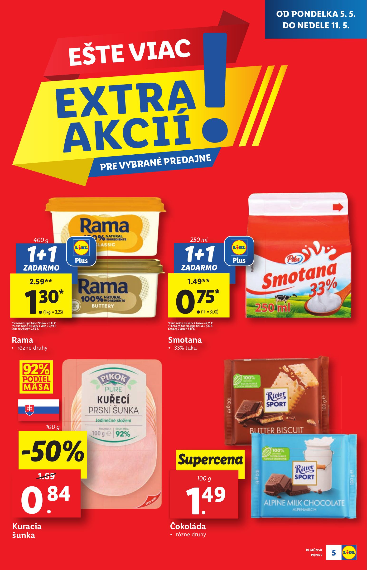 lidl - Lidl - Extra akcie pre vybrané predajne leták platný od 05.05. - 11.05. - page: 5