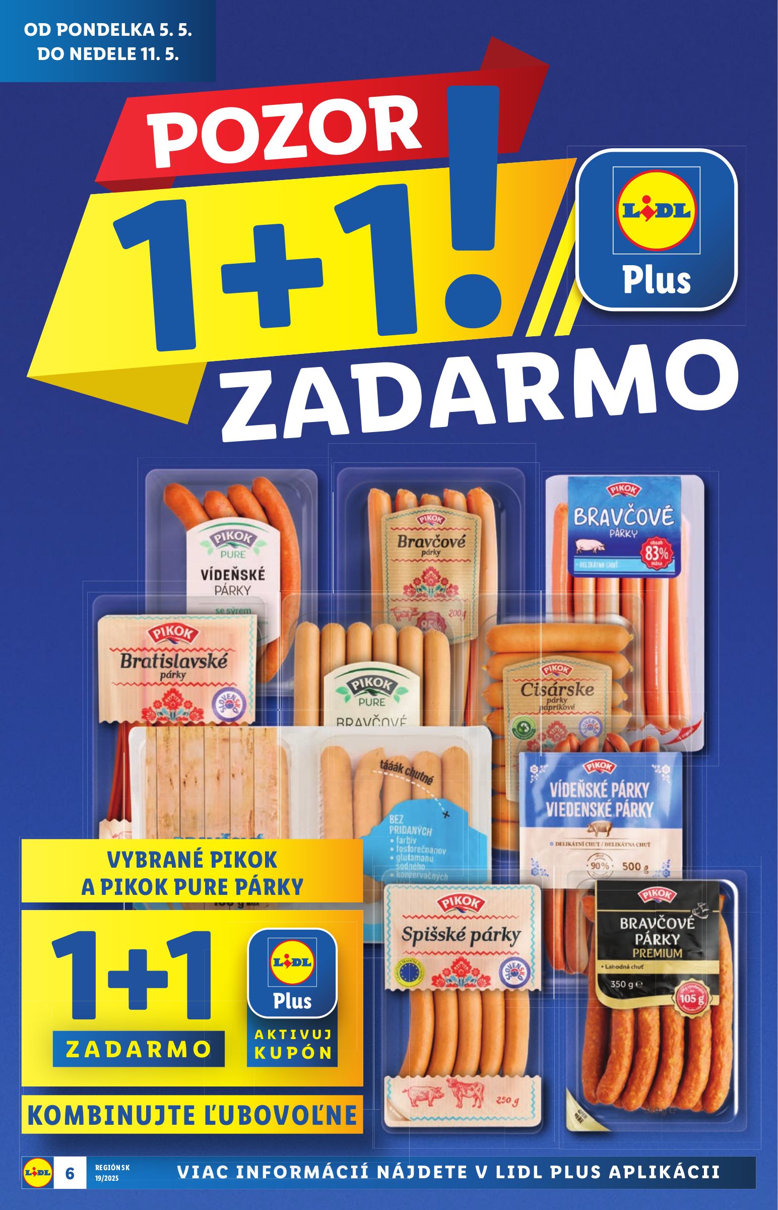 lidl - Lidl - Extra akcie pre vybrané predajne leták platný od 05.05. - 11.05. - page: 6