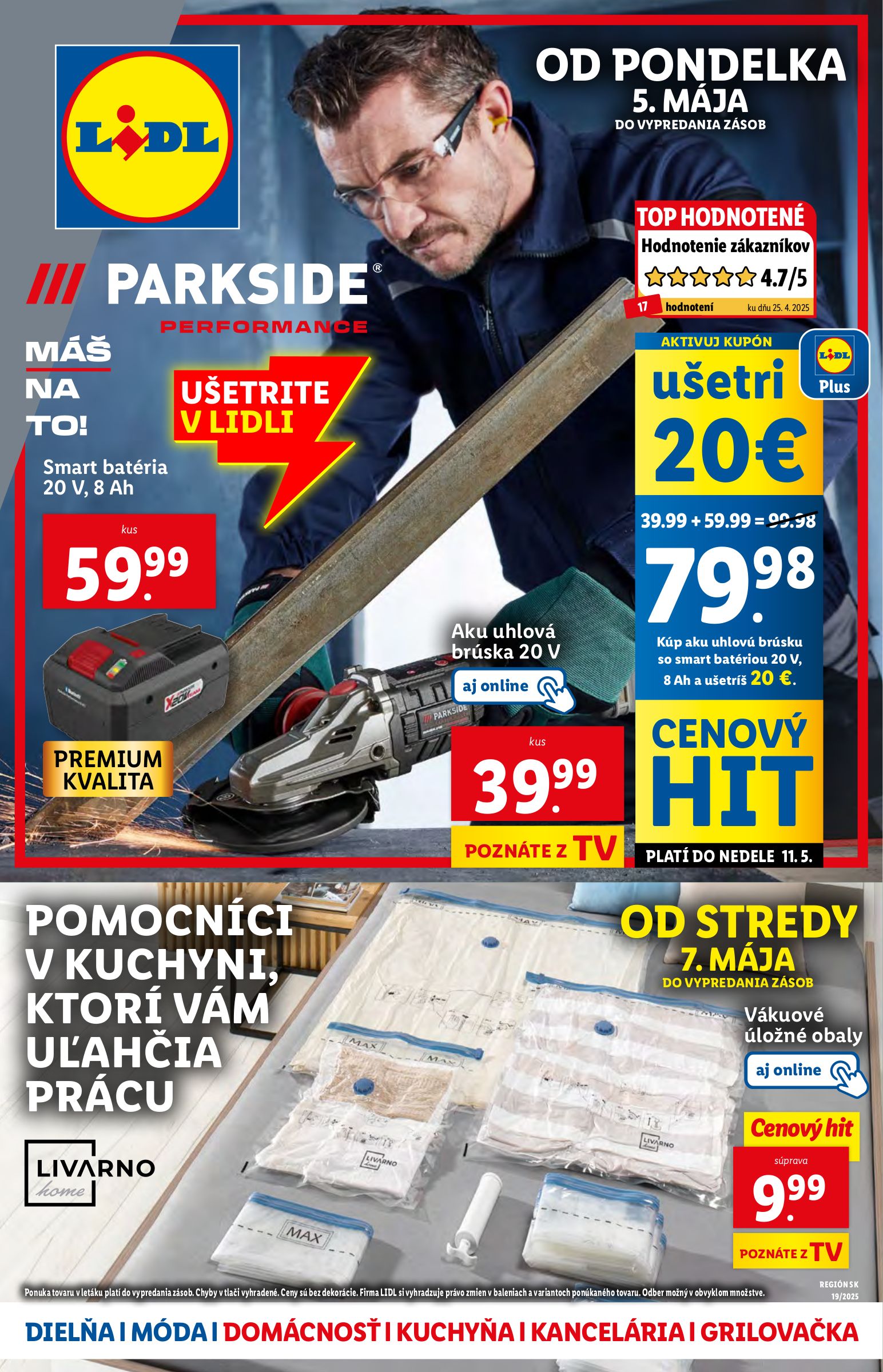 lidl - Lidl - Spotrebný tovar leták platný od 05.05. - 11.05.