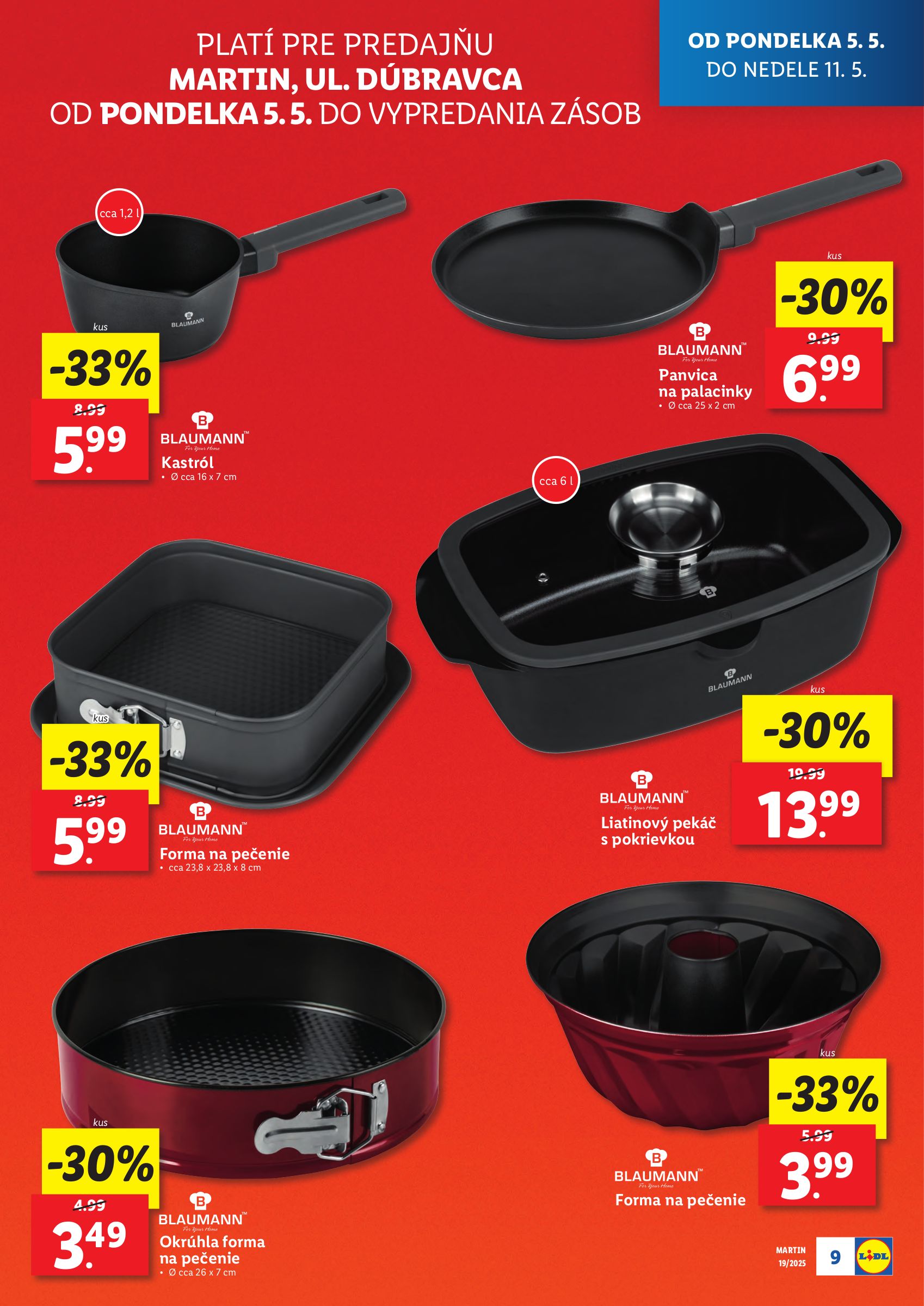 lidl - Lidl - Nová predajňa v Martine leták platný od 05.05. - 11.05. - page: 10