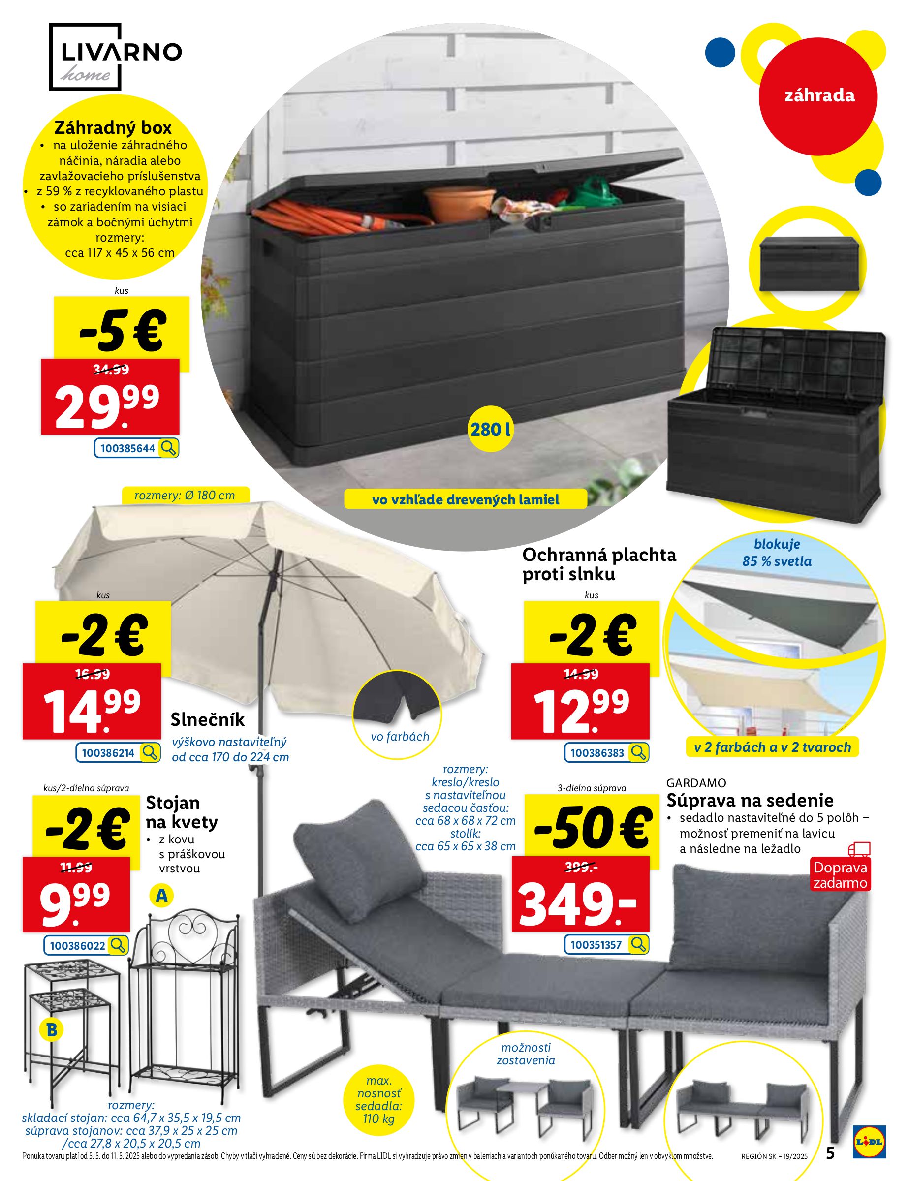 lidl - Lidl.sk leták platný od 05.05. - 11.05. - page: 5