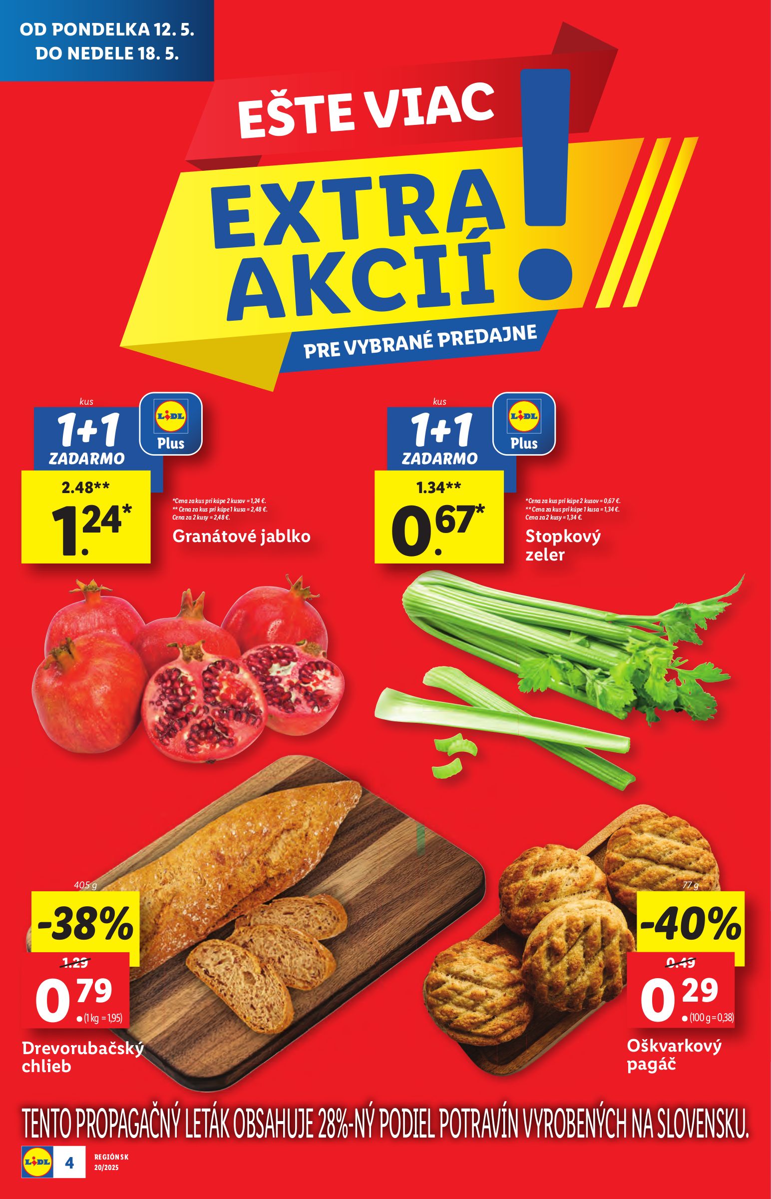 lidl - Lidl - Špeciálne akcie - vybrané predajne leták platný od 12.05. - 18.05. - page: 4
